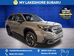 New 2025 Subaru Forester Limited Hybrid SUV JF2SLSRDXSH450486 near Grand Rapids, MI
