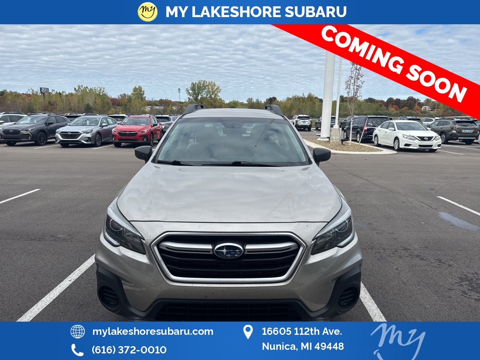 Used 2019 Subaru Outback Base with VIN 4S4BSABC9K3234831 for sale in Nunica, MI