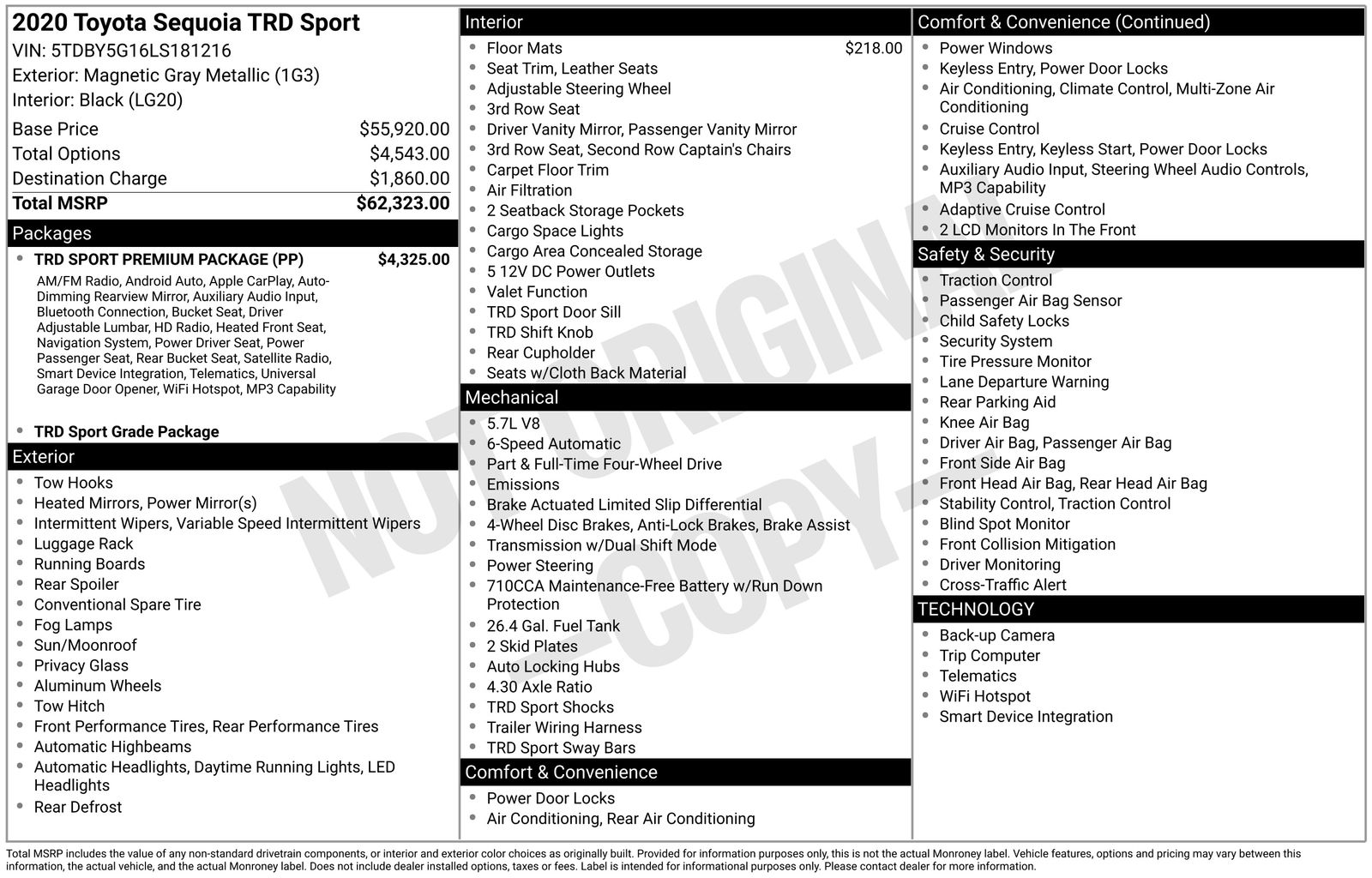 2020 Toyota Sequoia TRD Sport - Photo 34