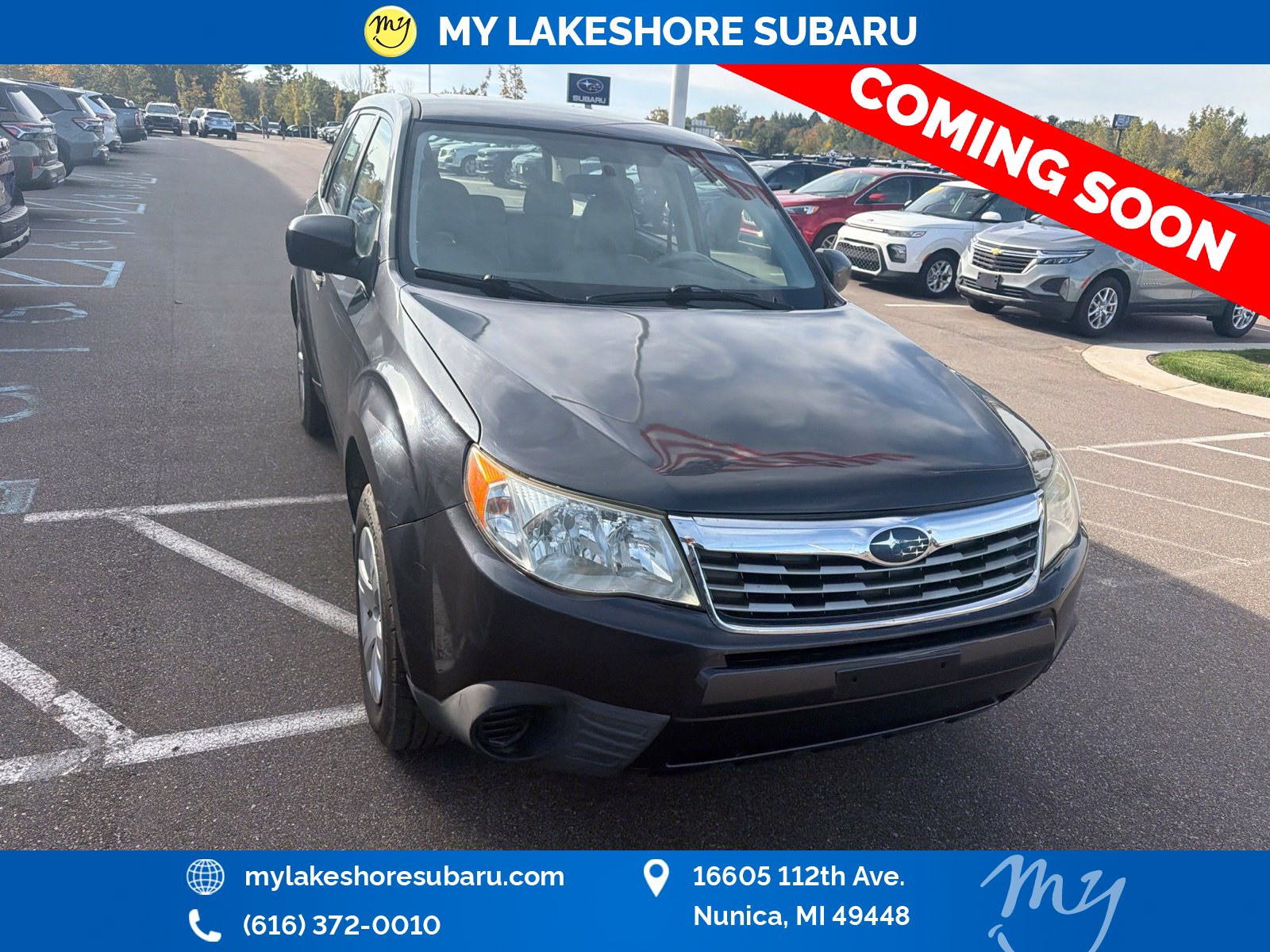 Used 2010 Subaru Forester X with VIN JF2SH6AC5AH737146 for sale in Nunica, MI