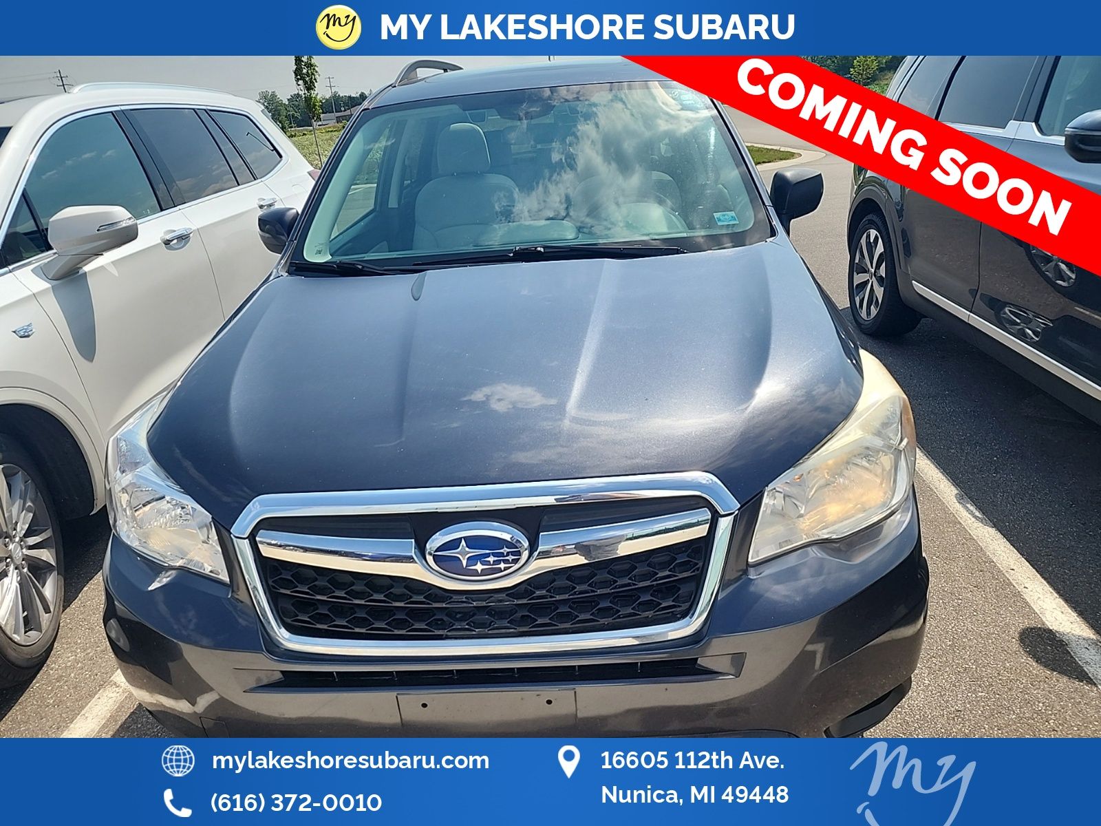 Used 2015 Subaru Forester i Premium with VIN JF2SJAFC5FH521031 for sale in Nunica, MI