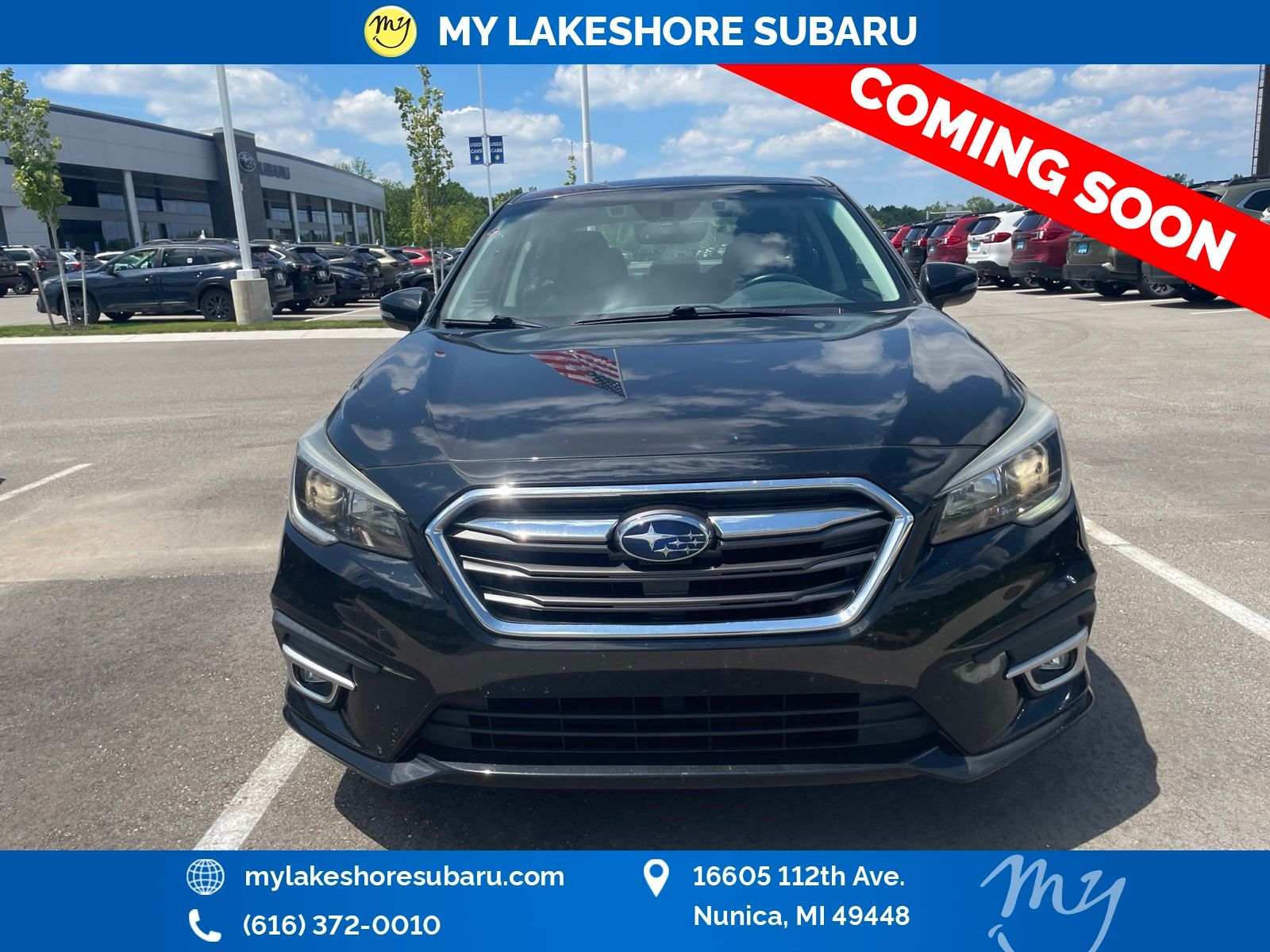 Used 2018 Subaru Legacy Premium with VIN 4S3BNAF63J3011702 for sale in Nunica, MI