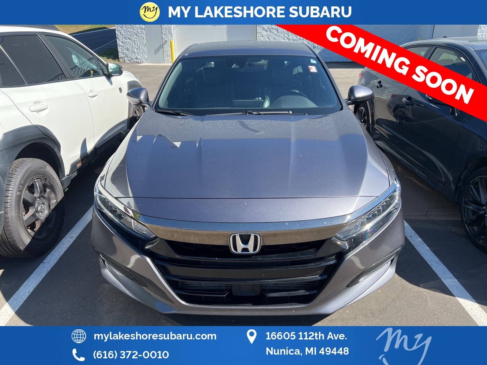 Used 2018 Honda Accord Sport with VIN 1HGCV1F34JA258721 for sale in Nunica, MI