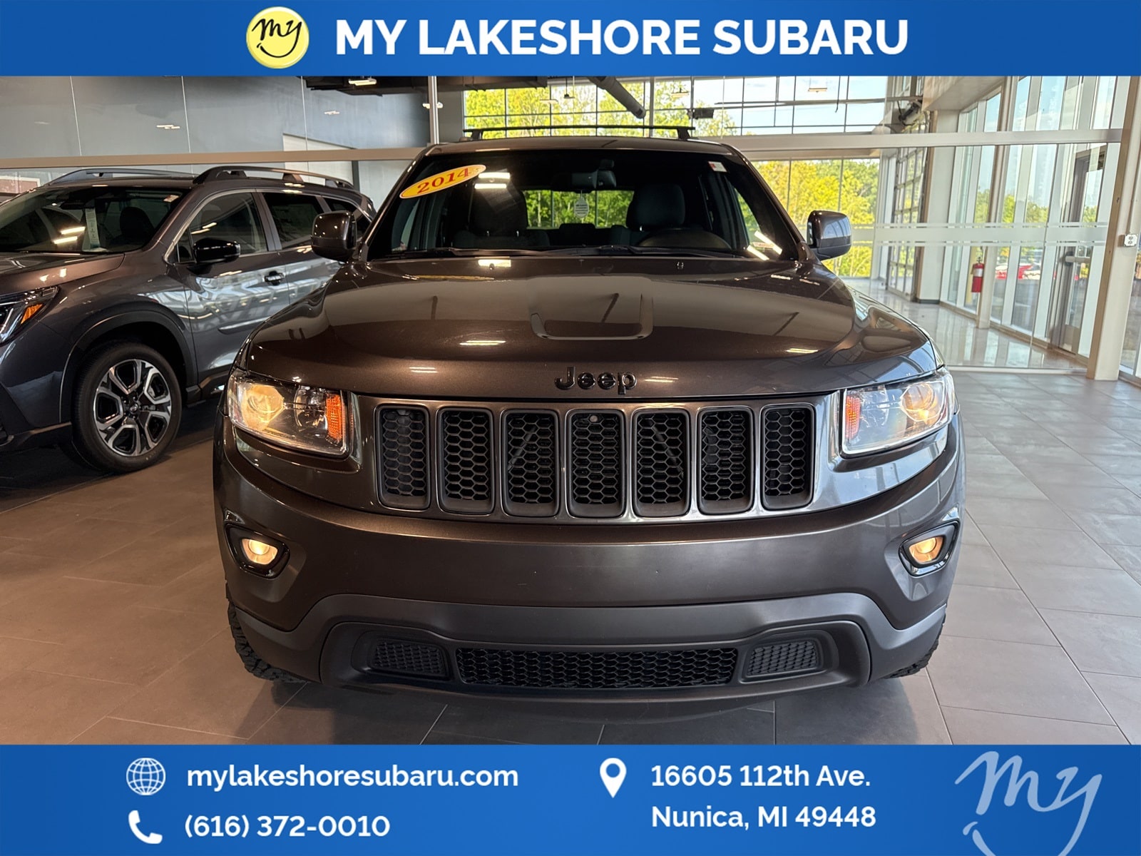 Used 2014 Jeep Grand Cherokee Laredo with VIN 1C4RJFAG3EC143629 for sale in Nunica, MI