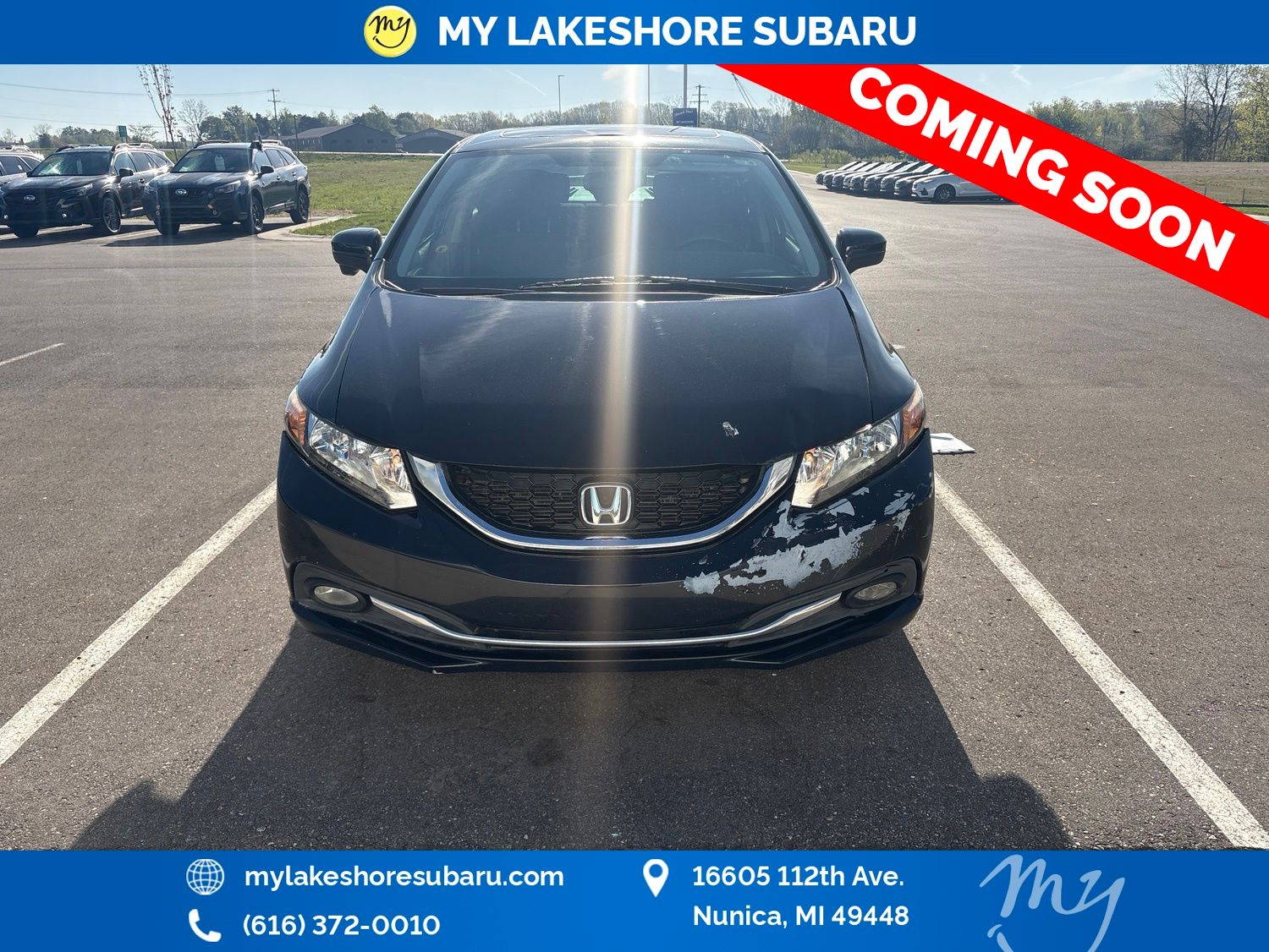 Used 2015 Honda Civic EX with VIN 19XFB2F83FE064806 for sale in Muskegon, MI