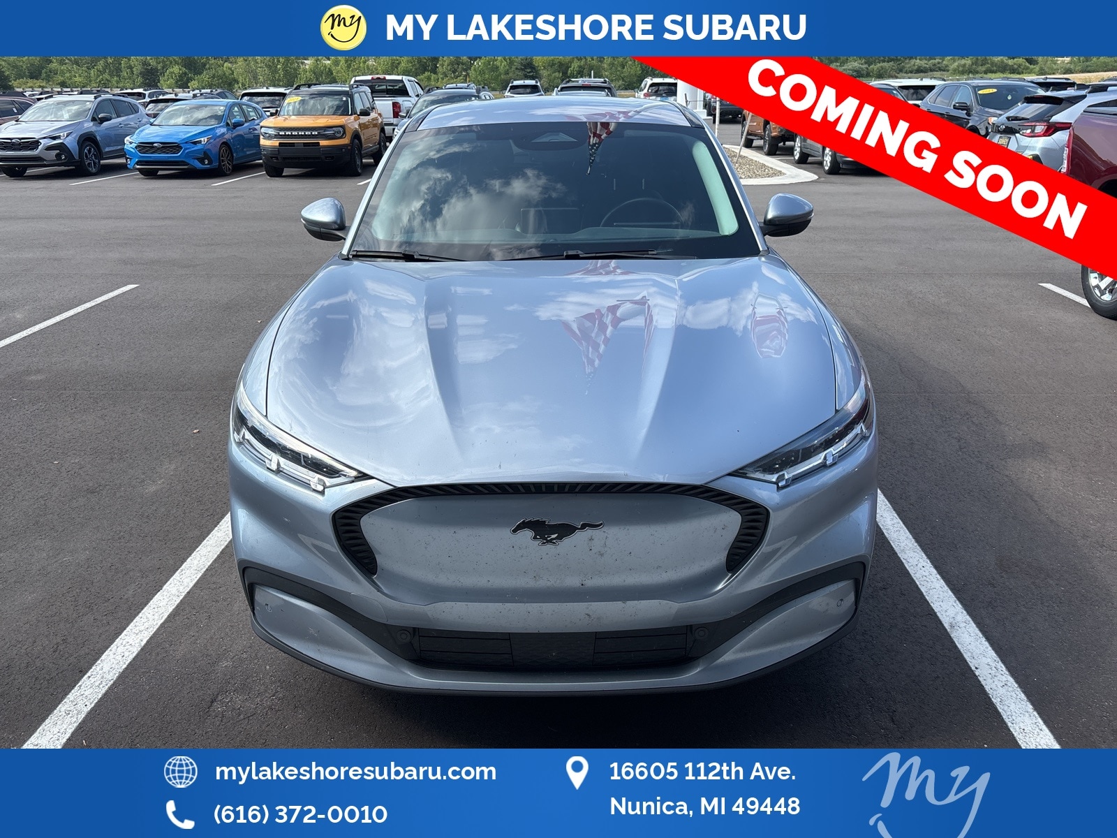 Used 2022 Ford Mustang Mach-E Select AWD with VIN 3FMTK1SS8NMA08133 for sale in Nunica, MI