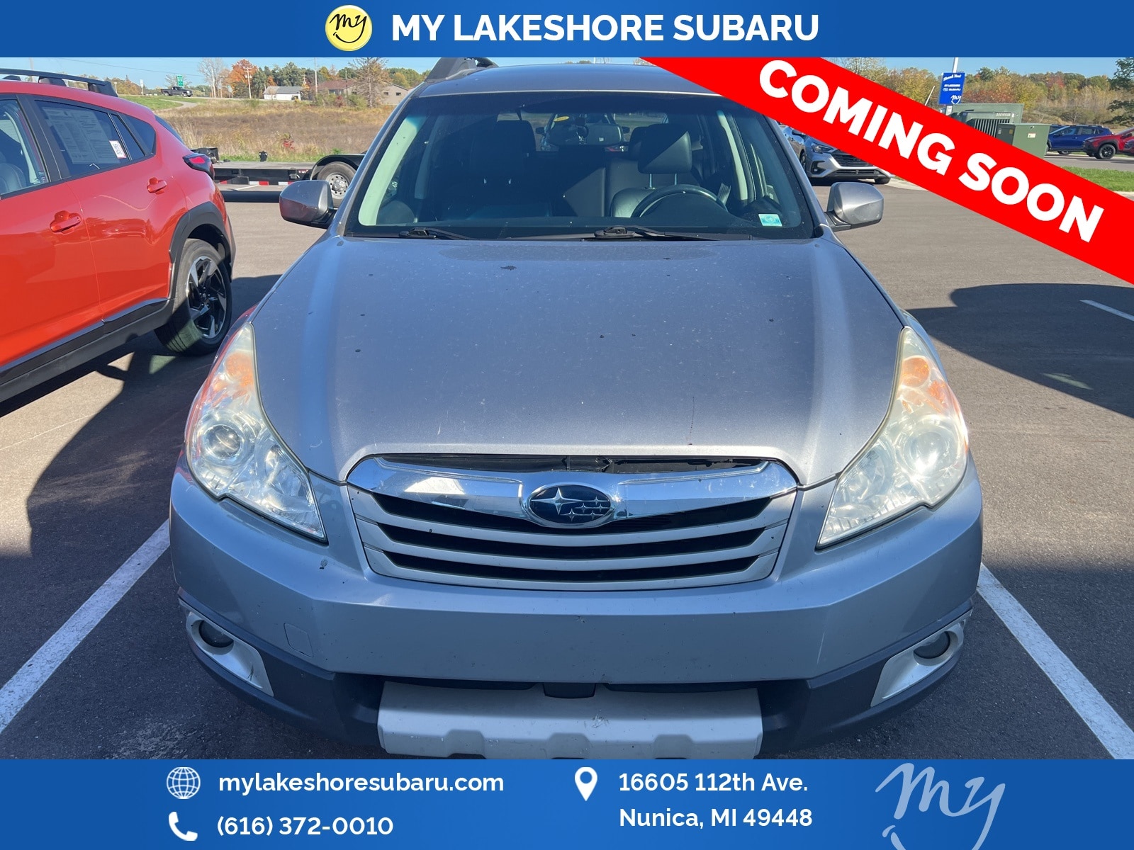 Used 2011 Subaru Outback I Limited with VIN 4S4BRCLC0B3355107 for sale in Nunica, MI