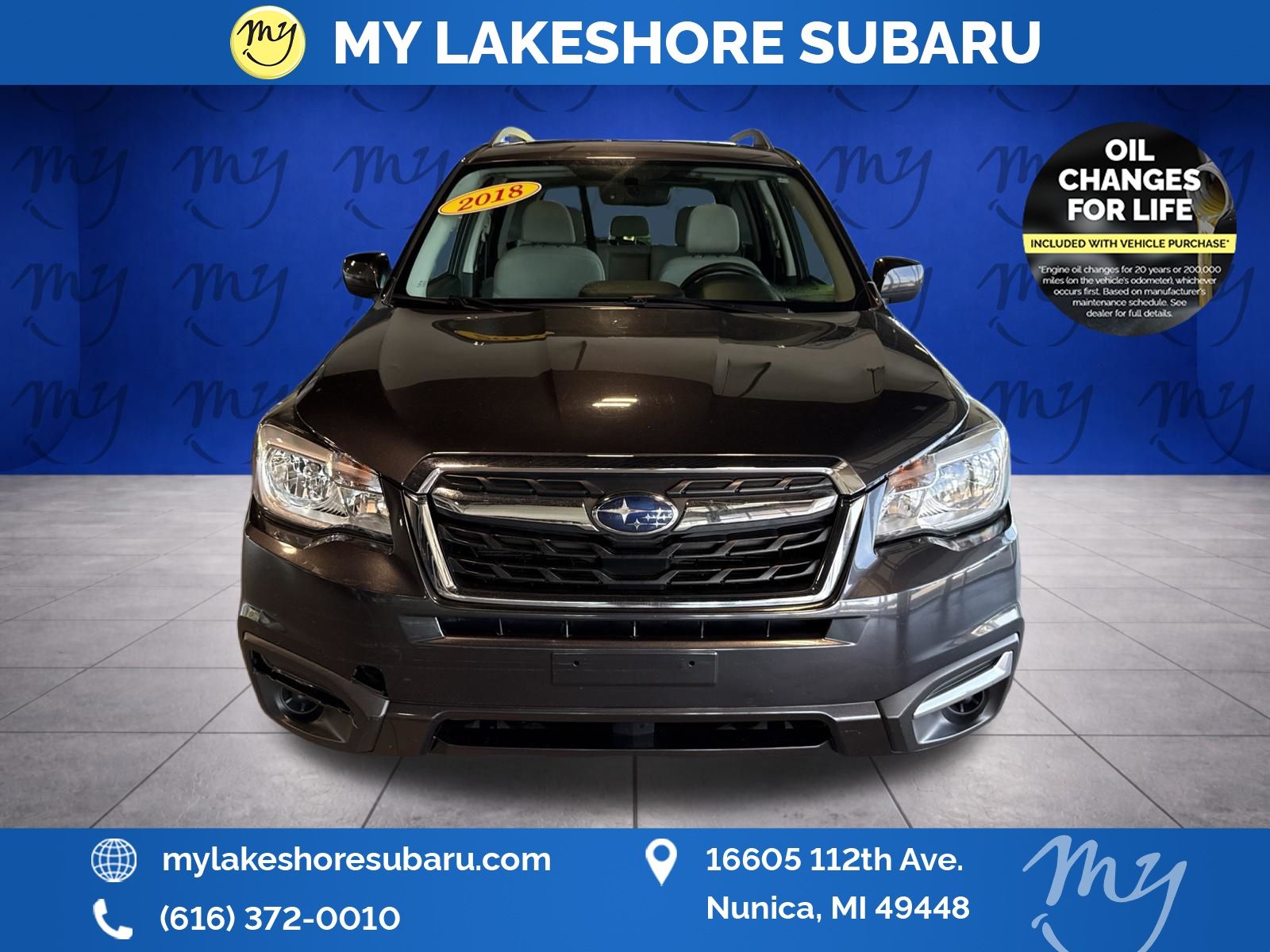Used 2018 Subaru Forester Premium with VIN JF2SJAEC4JH532872 for sale in Nunica, MI