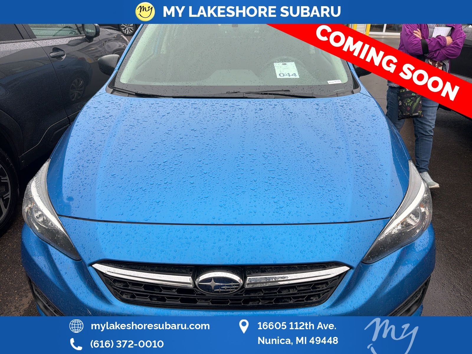 Certified 2022 Subaru Impreza Base with VIN 4S3GTAB67N3704330 for sale in Nunica, MI