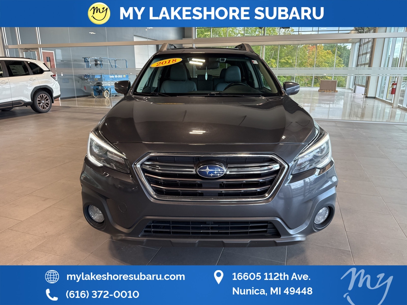 Used 2018 Subaru Outback Limited with VIN 4S4BSANC3J3303166 for sale in Nunica, MI