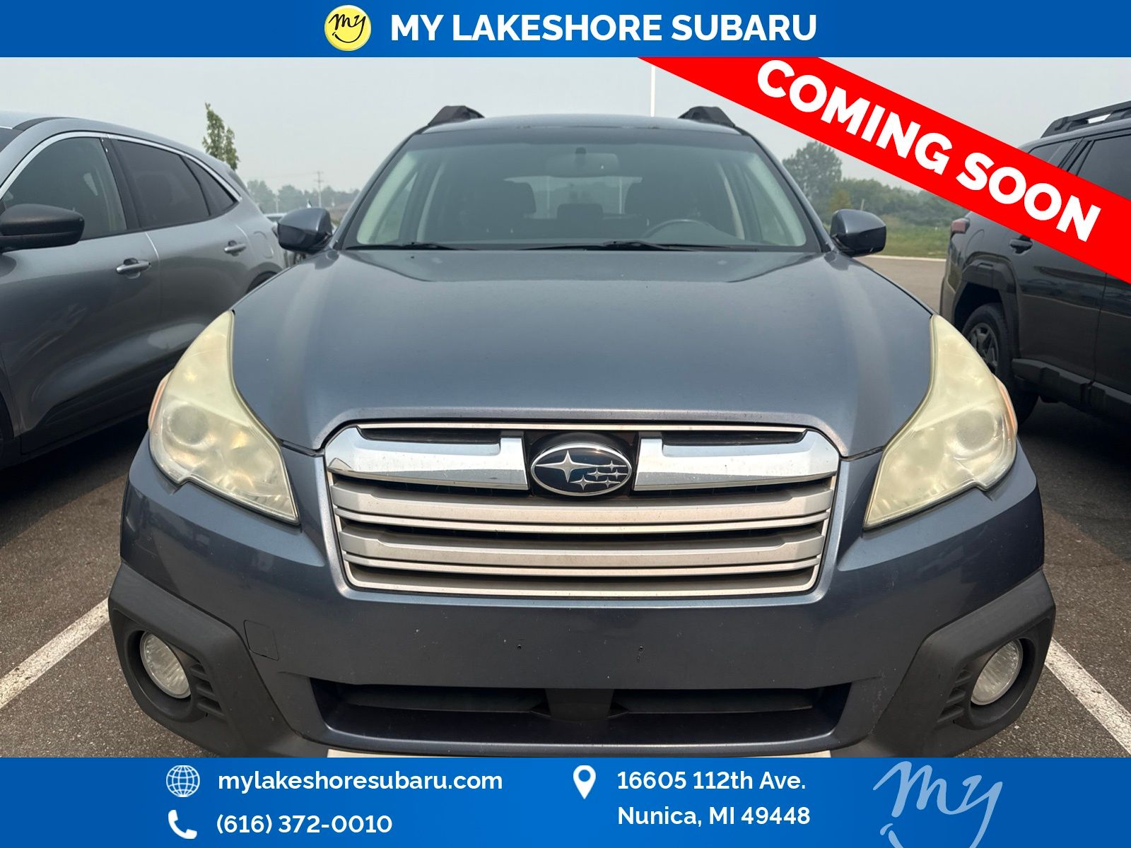 Used 2014 Subaru Outback 2.5i Limited with VIN 4S4BRCLC7E3215642 for sale in Nunica, MI