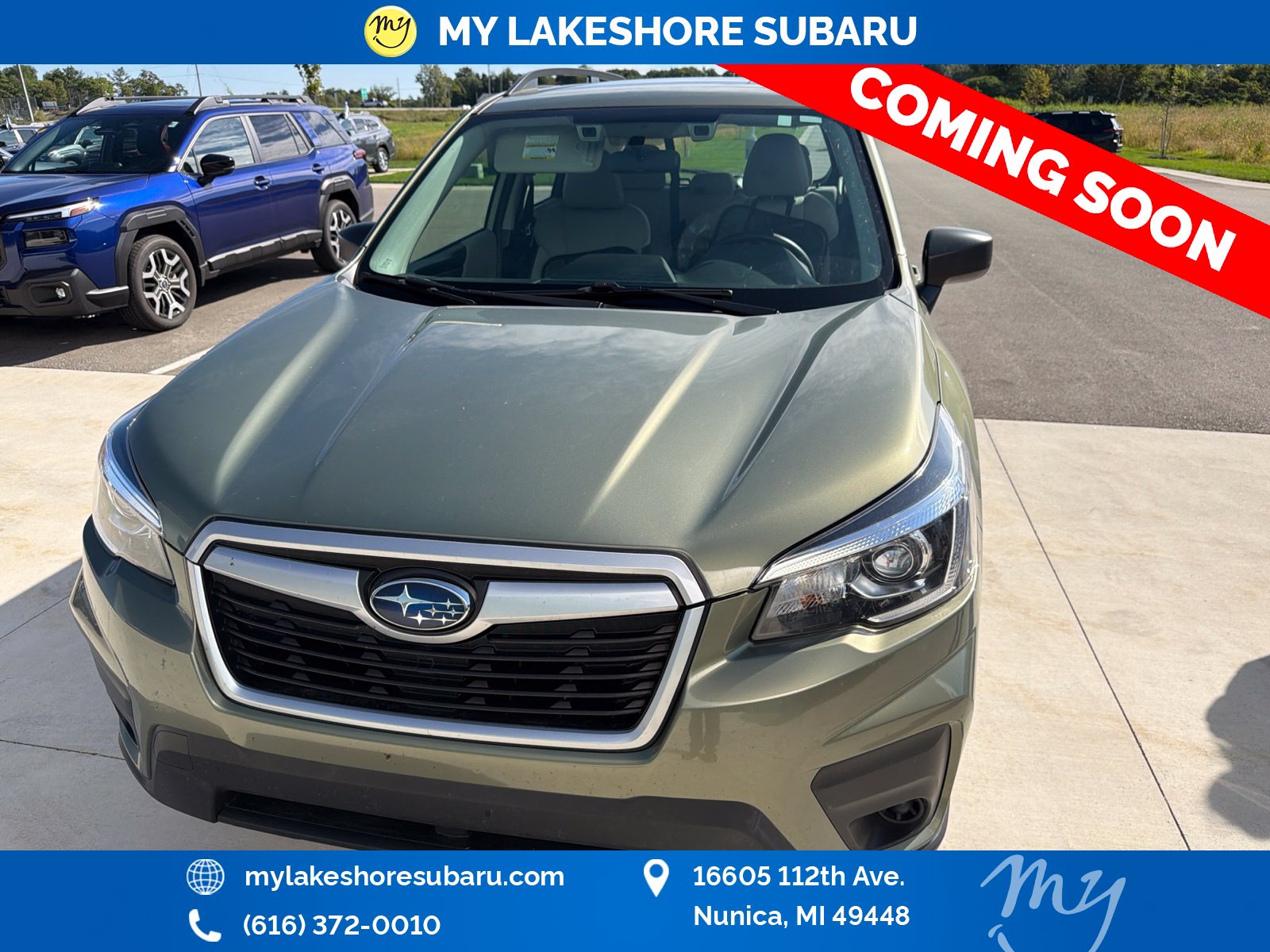 Used 2019 Subaru Forester Base with VIN JF2SKACC2KH575849 for sale in Nunica, MI