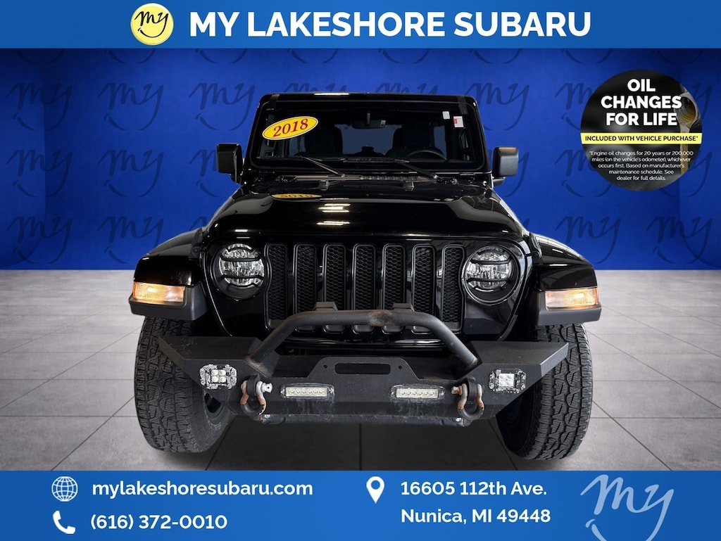 Used 2018 Jeep Wrangler Unlimited Sahara 4x4 SUV