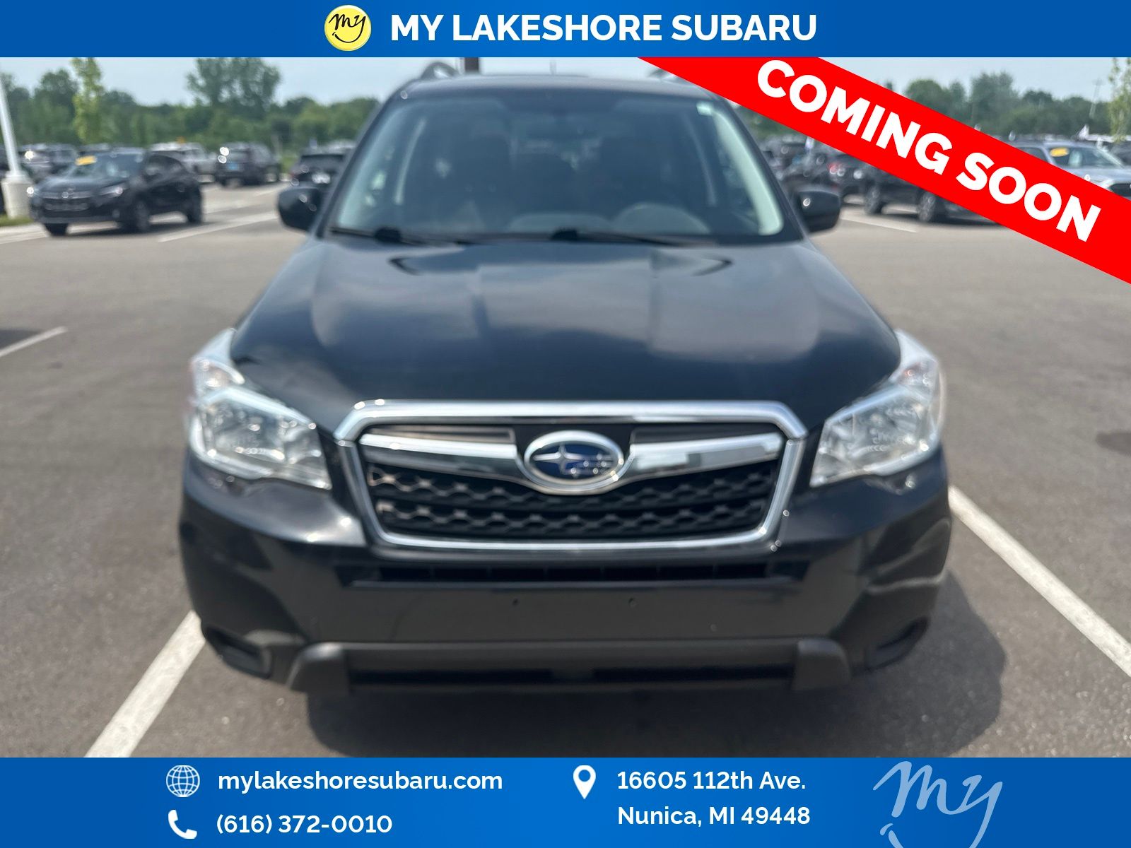 Used 2014 Subaru Forester i Premium with VIN JF2SJAEC1EH418110 for sale in Nunica, MI