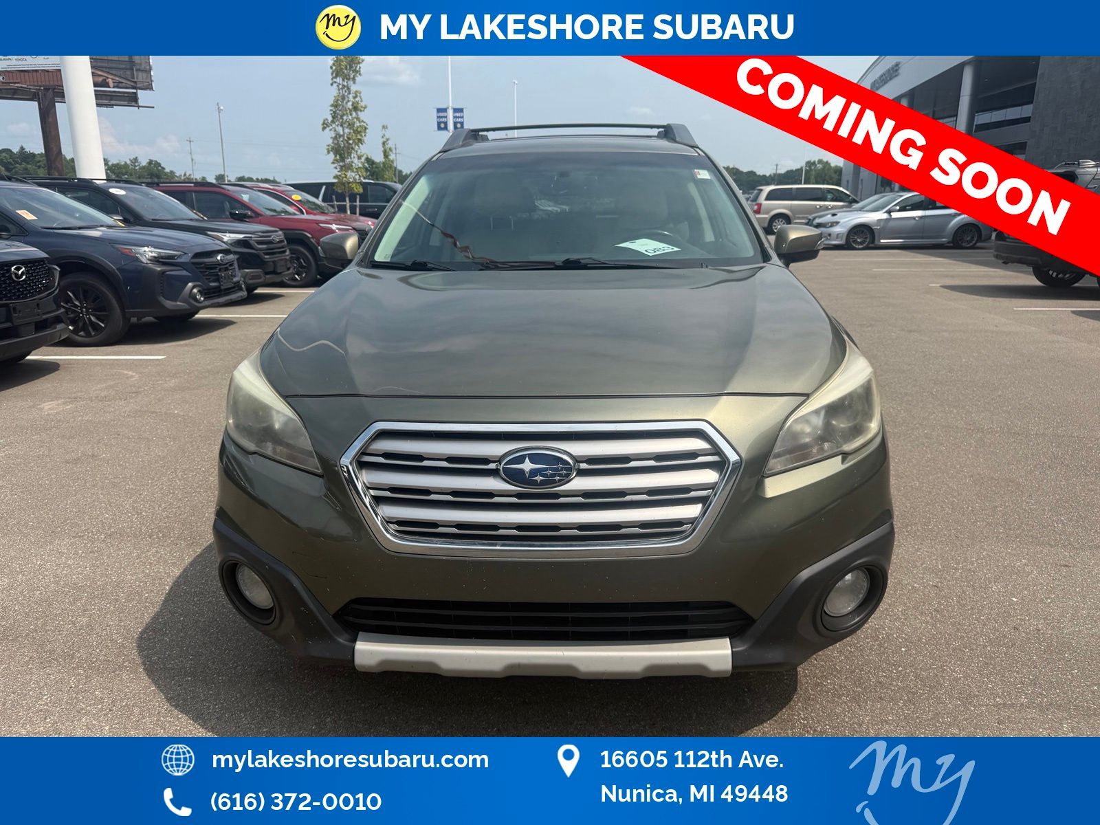 Used 2017 Subaru Outback Limited with VIN 4S4BSAKC2H3315713 for sale in Nunica, MI