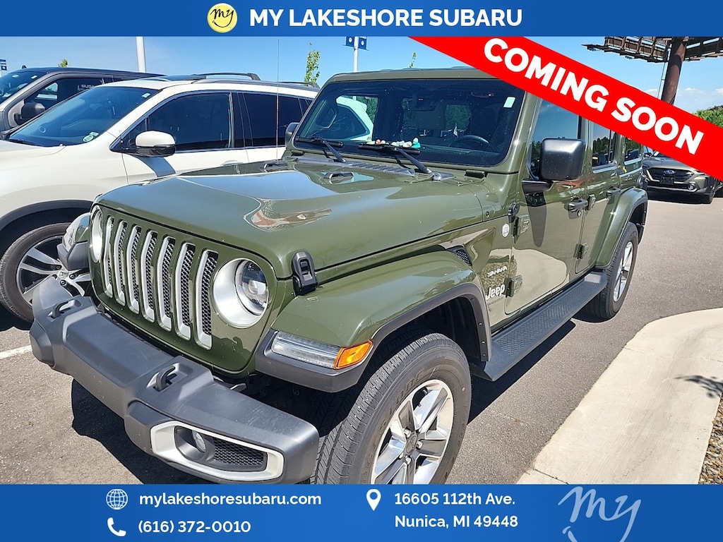 Used 2023 Jeep Wrangler 4-DOOR SAHARA 4X4 SUV