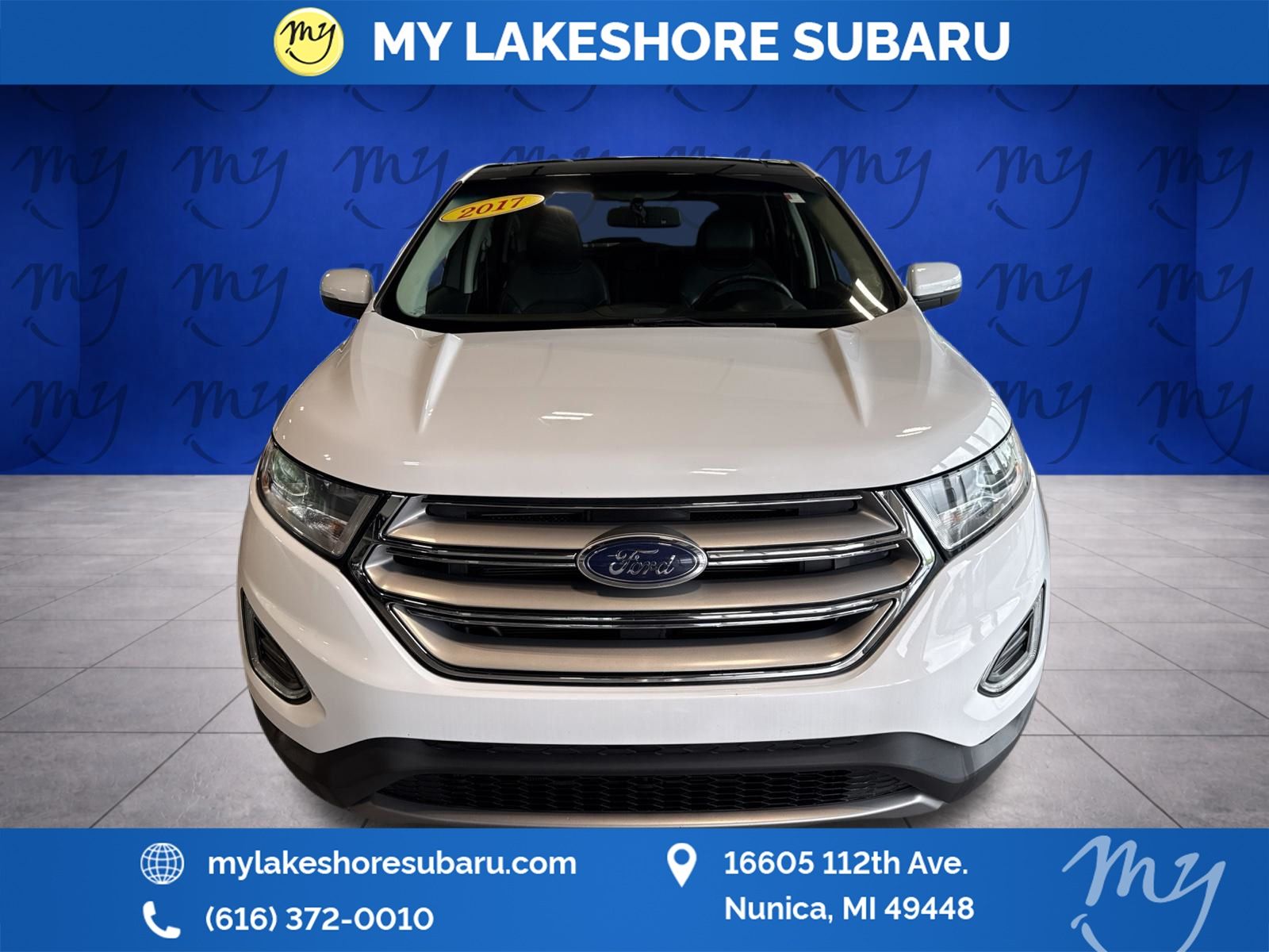 Used 2017 Ford Edge SEL with VIN 2FMPK4J95HBB42038 for sale in Alma, MI