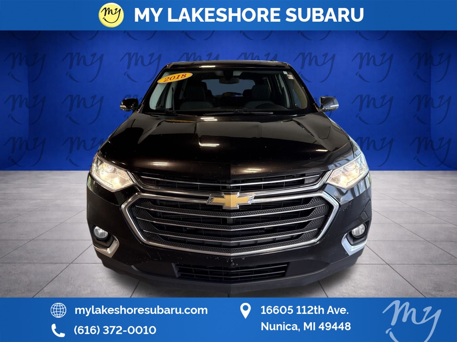 Used 2018 Chevrolet Traverse 1LT with VIN 1GNEVGKW0JJ232702 for sale in Muskegon, MI