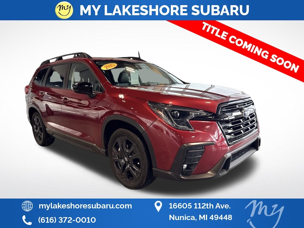 Certified 2025 Subaru Ascent Onyx Edition Touring 7-Passenger SUV
