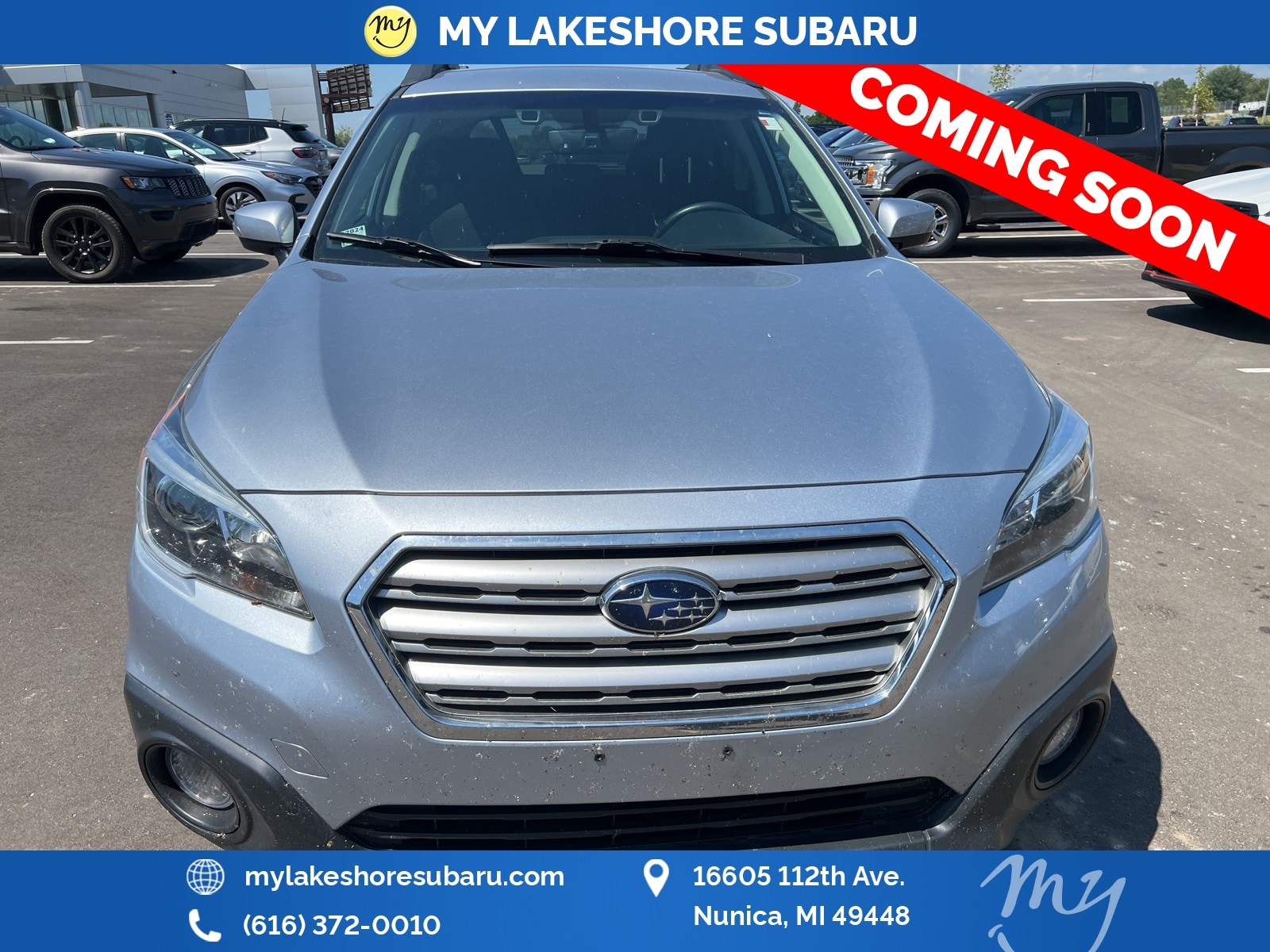 Used 2017 Subaru Outback Premium with VIN 4S4BSAFC5H3294995 for sale in Nunica, MI