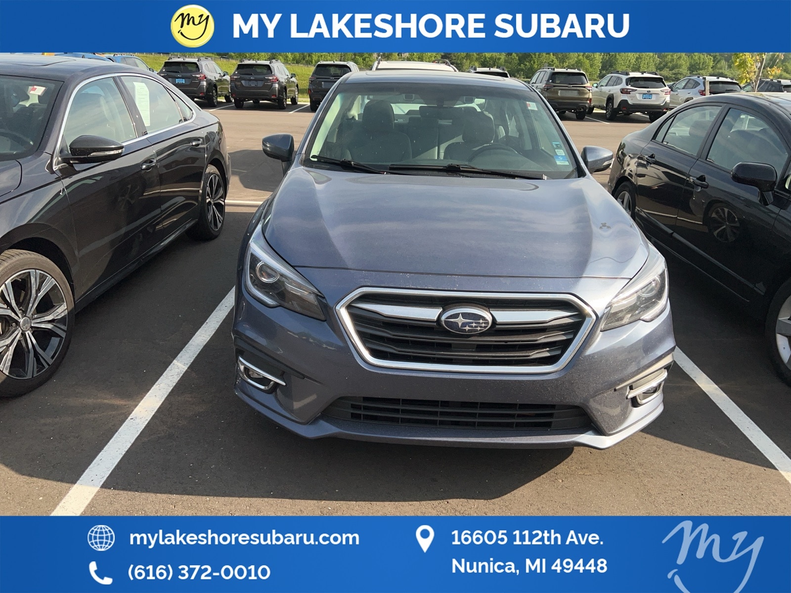 Used 2018 Subaru Legacy Limited with VIN 4S3BNAN68J3015357 for sale in Nunica, MI