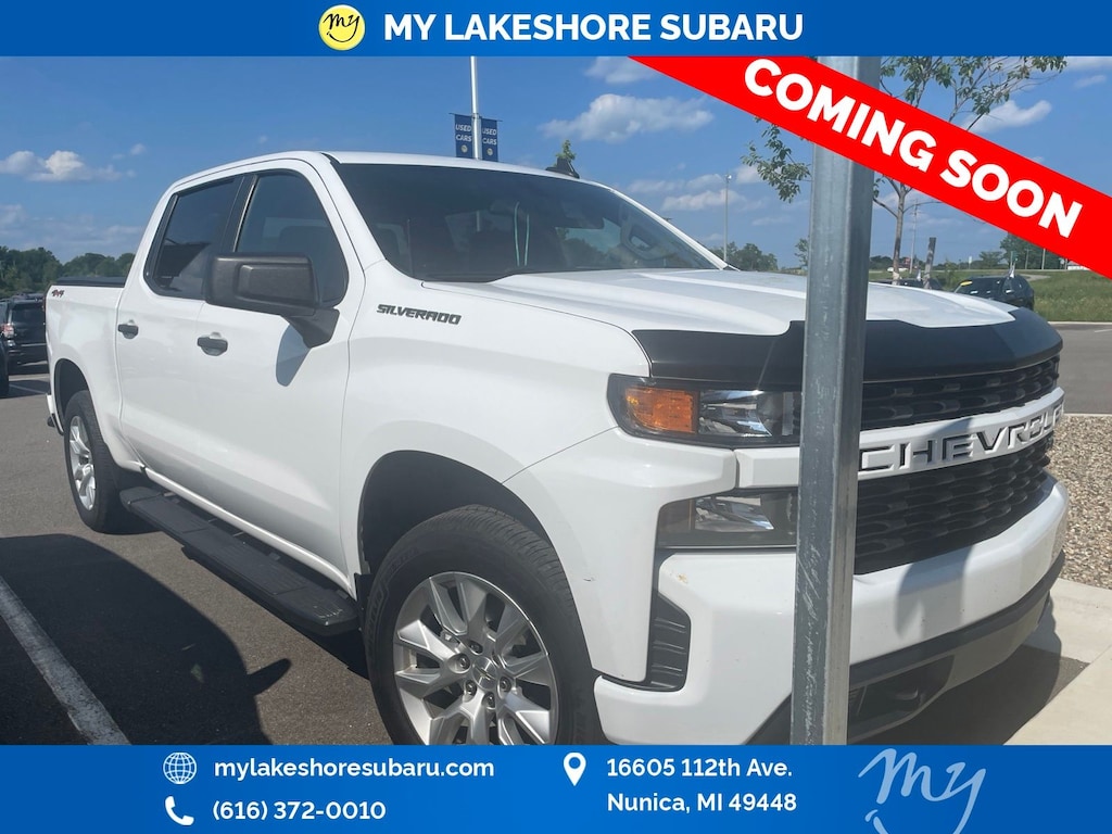 Used 2021 Chevrolet Silverado 1500 Custom Truck Crew Cab