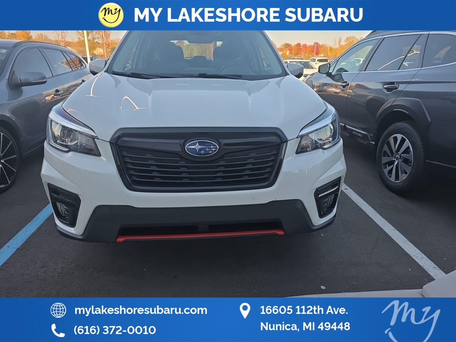 Used 2019 Subaru Forester Sport with VIN JF2SKAKCXKH467187 for sale in Nunica, MI