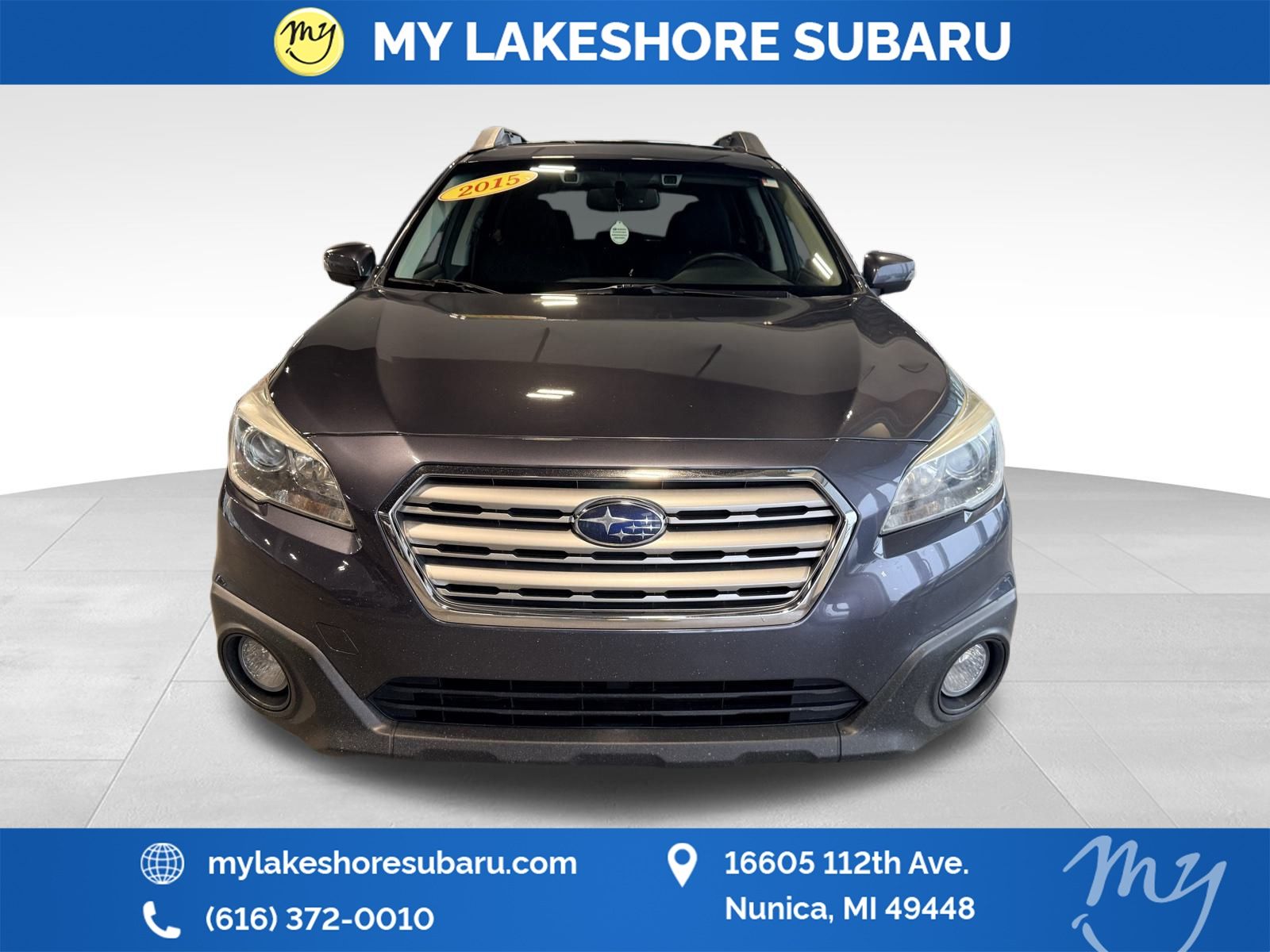 Used 2015 Subaru Outback Premium with VIN 4S4BSBHC4F3294695 for sale in Nunica, MI