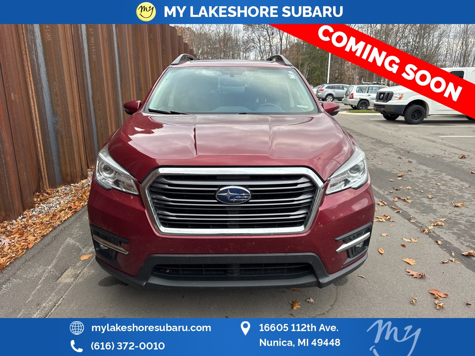 Used 2019 Subaru Ascent Limited with VIN 4S4WMAPDXK3412825 for sale in Nunica, MI