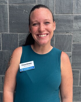 Staff member Courtney Lawrence from ID_d40b255f0dcb