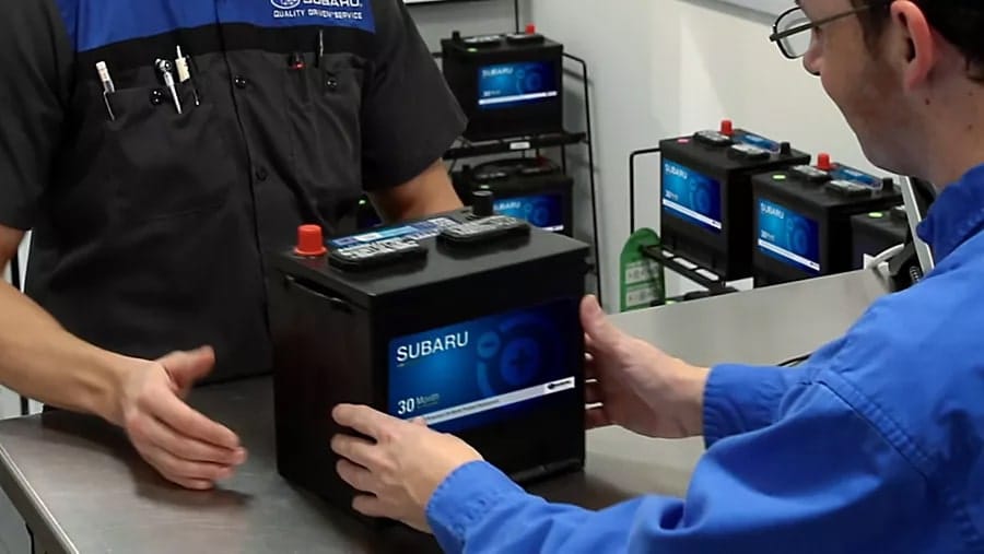 Customer buying Subaru battery