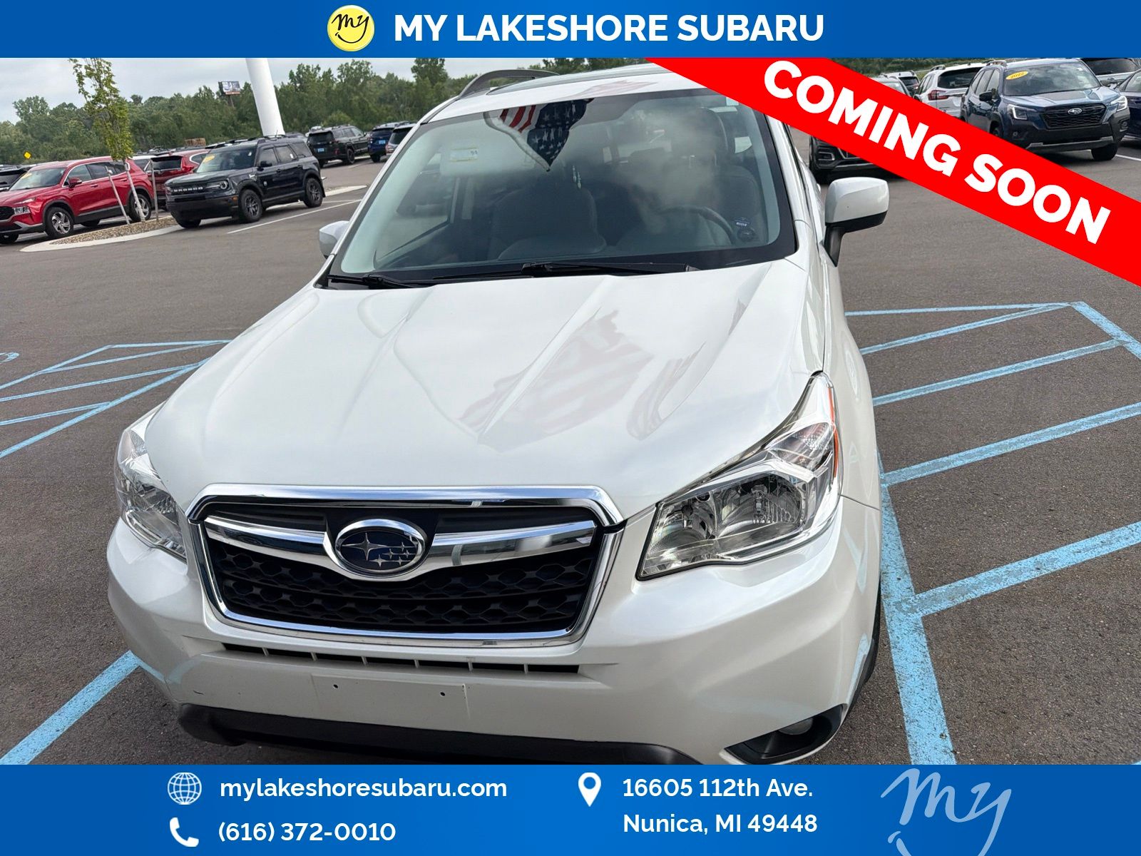 Used 2016 Subaru Forester i Limited with VIN JF2SJAHC8GH428874 for sale in Nunica, MI