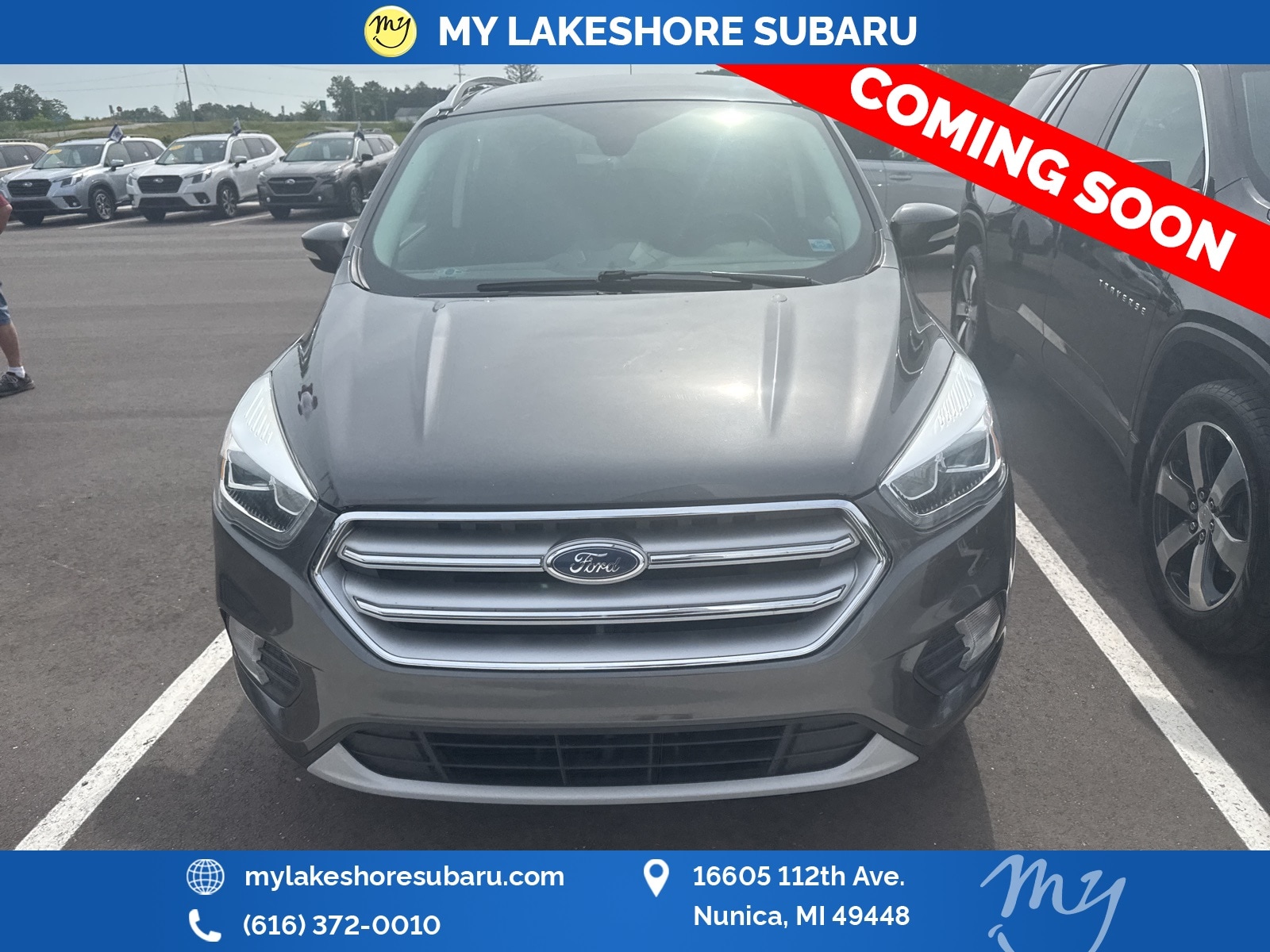 Used 2017 Ford Escape Titanium with VIN 1FMCU9J96HUD09152 for sale in Nunica, MI