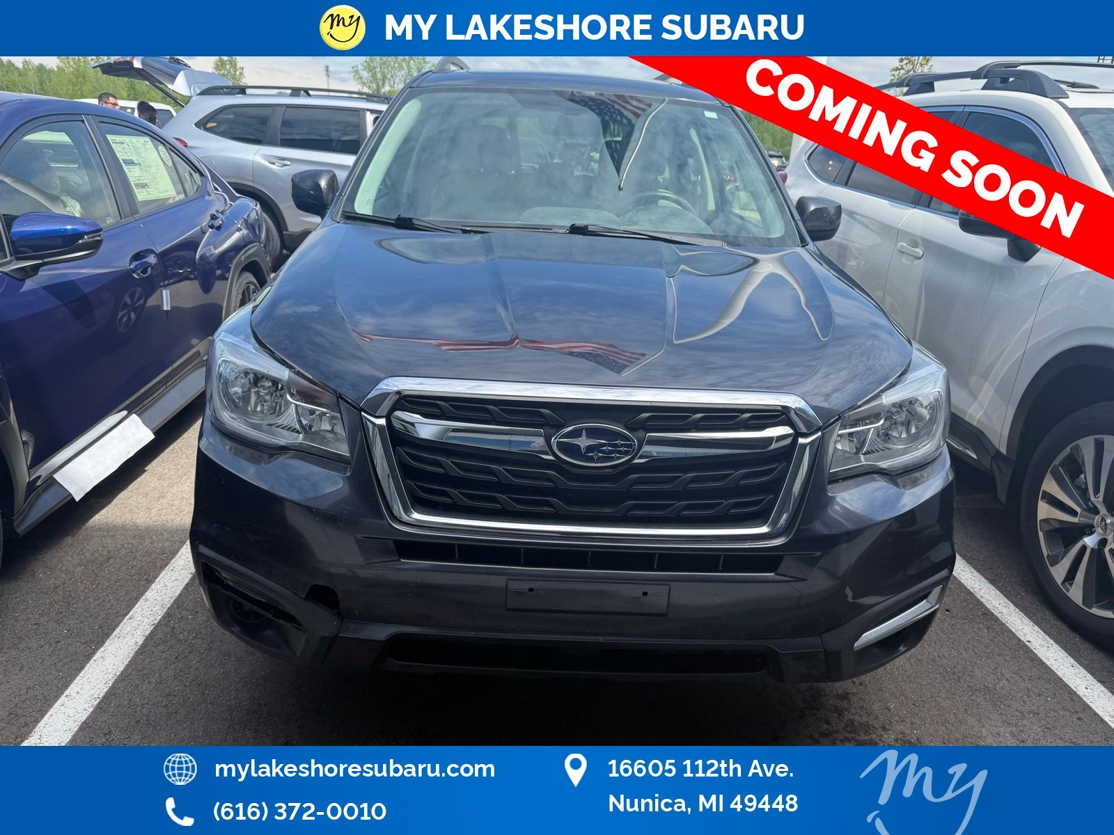 Used 2018 Subaru Forester Premium with VIN JF2SJAEC4JH532872 for sale in Nunica, MI