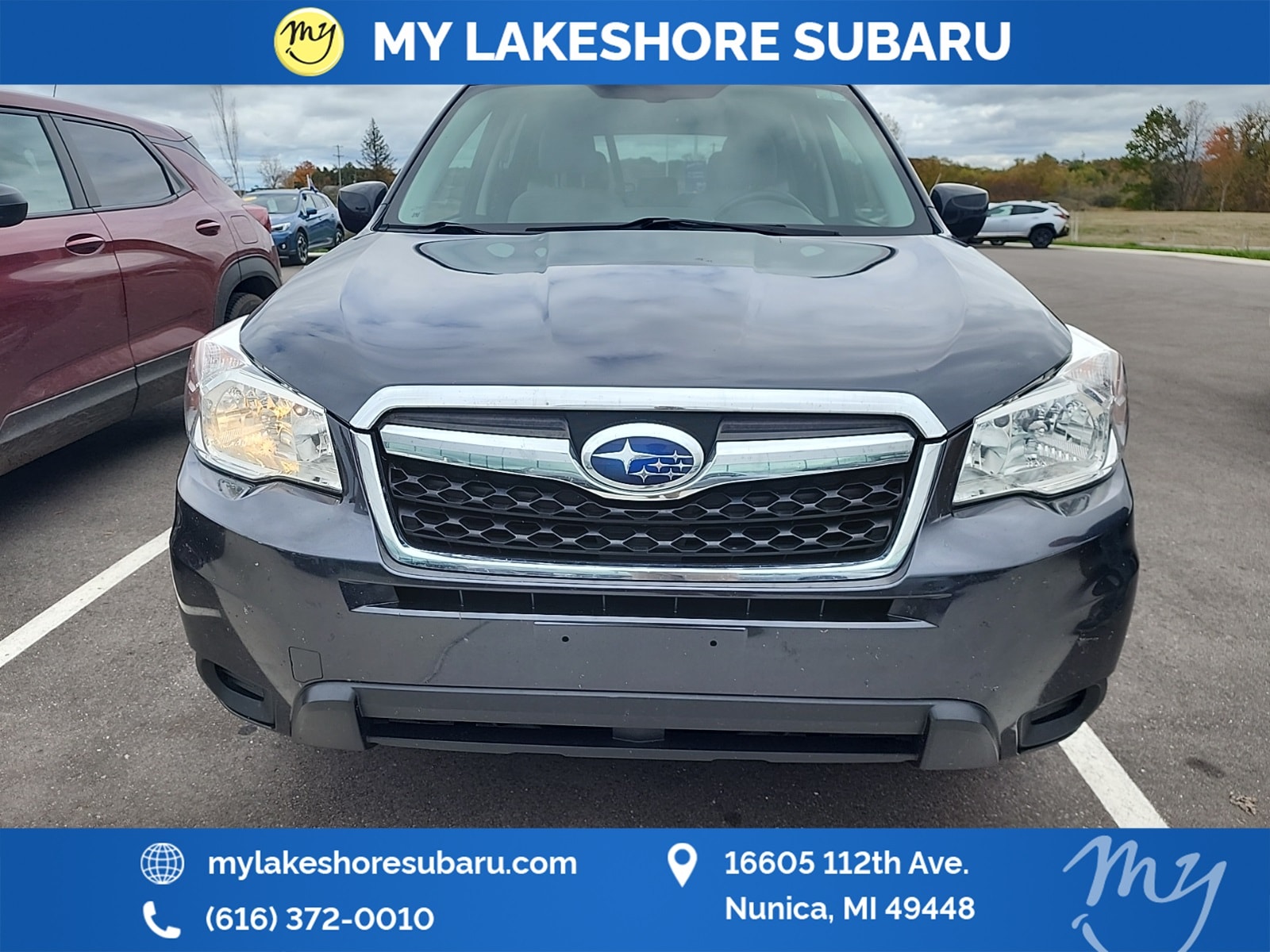 Used 2016 Subaru Forester i Premium with VIN JF2SJADC3GH474036 for sale in Nunica, MI
