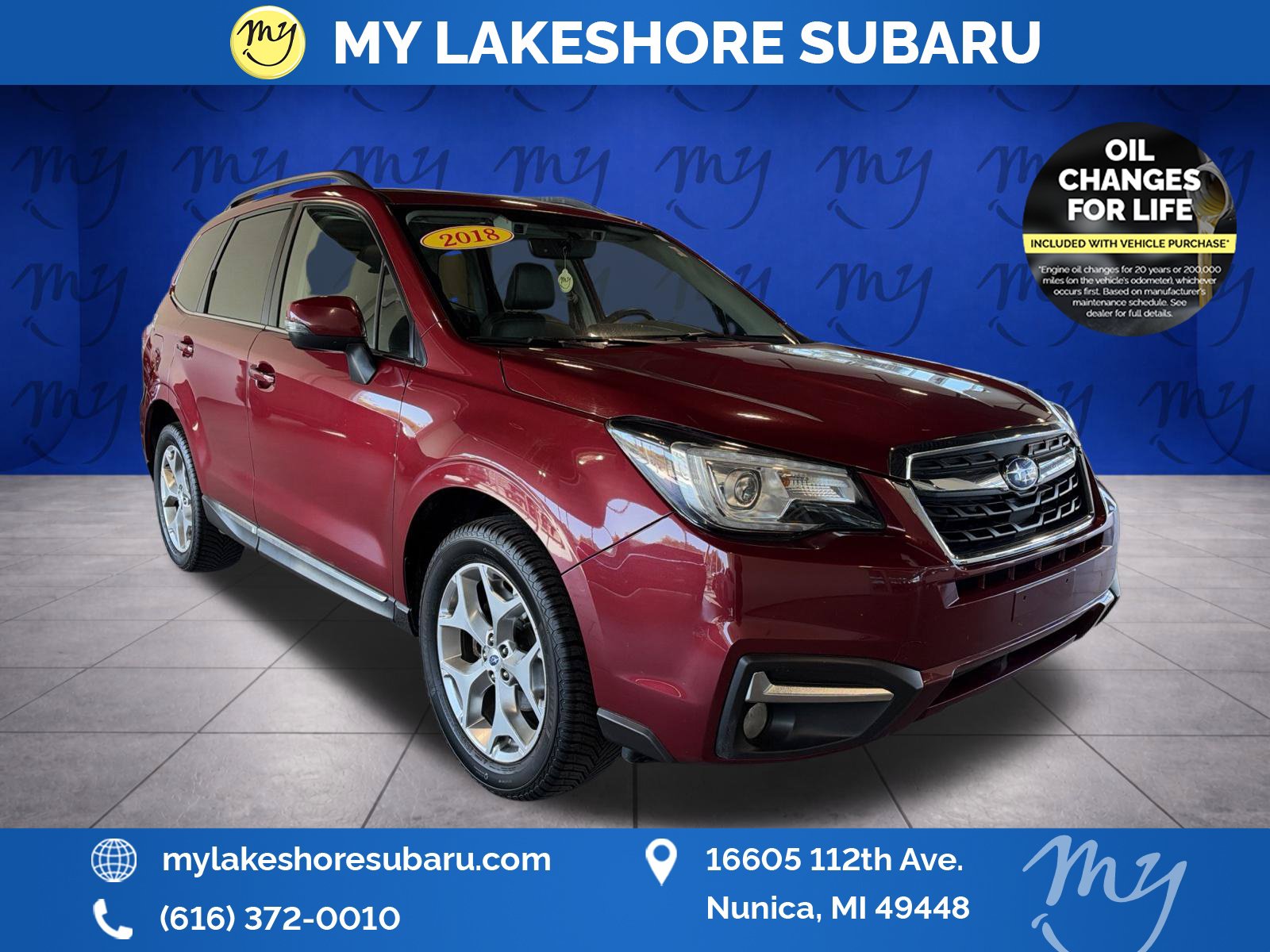 Used 2018 Subaru Forester Touring with VIN JF2SJAWC5JH476133 for sale in Nunica, MI