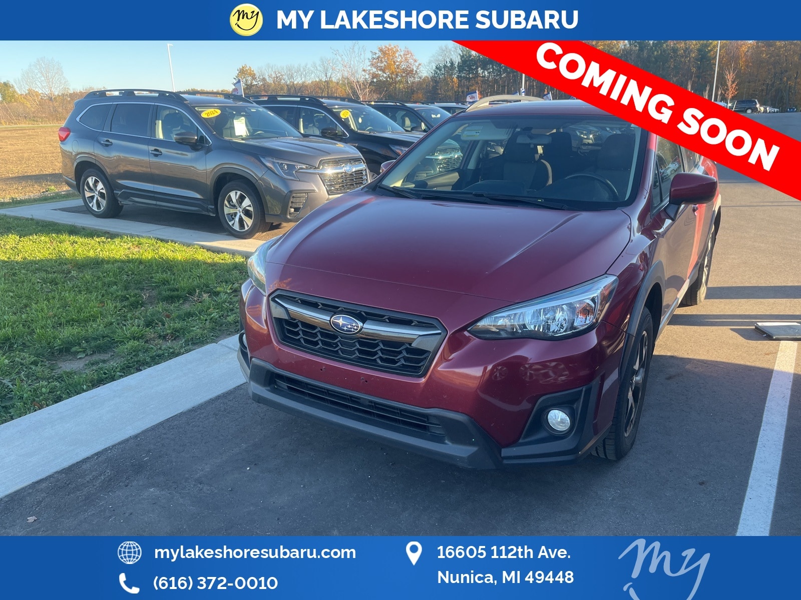 Used 2018 Subaru Crosstrek Premium with VIN JF2GTACC5JH219171 for sale in Nunica, MI