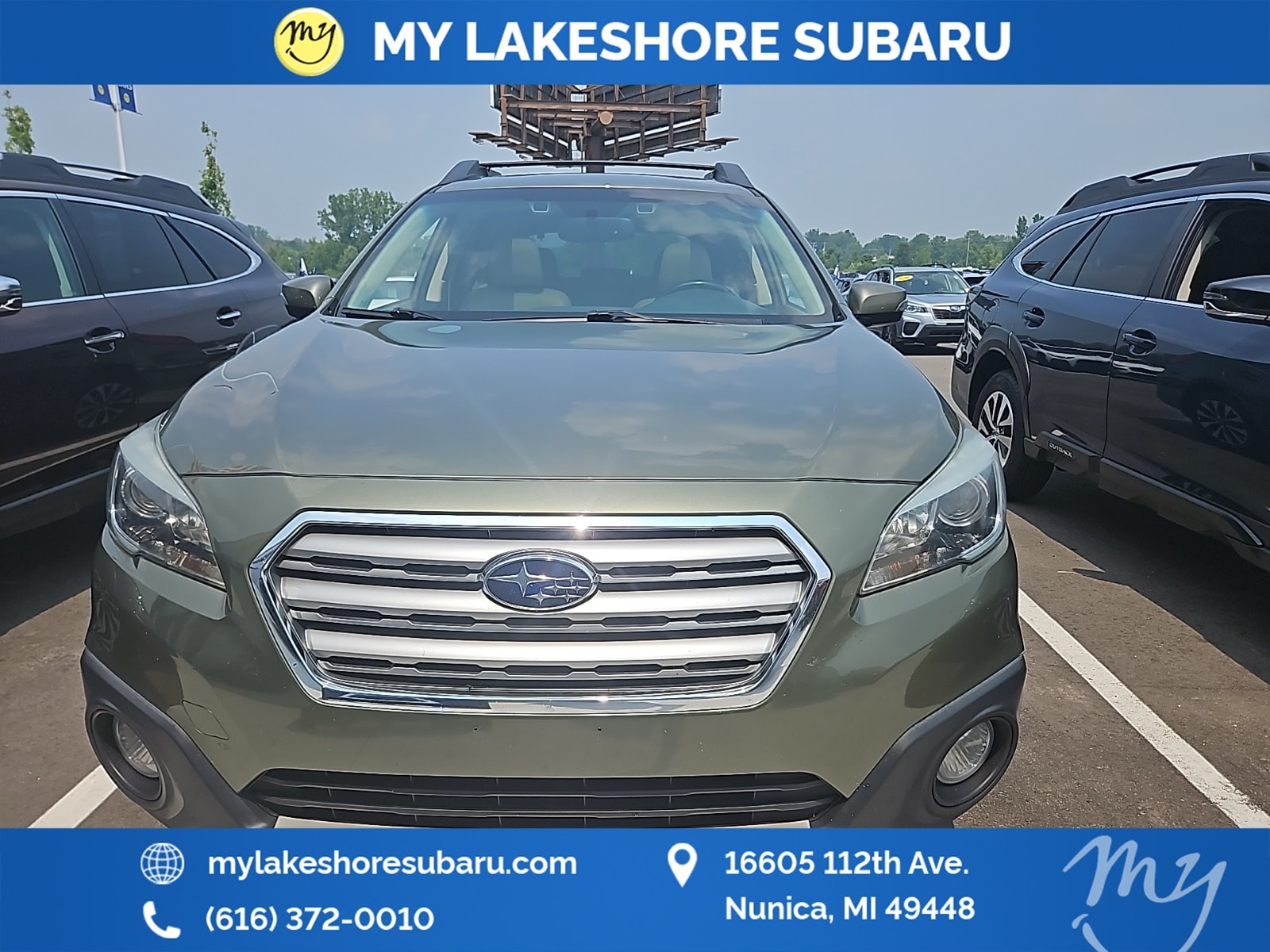 Used 2016 Subaru Outback Limited with VIN 4S4BSBNC7G3255752 for sale in Nunica, MI