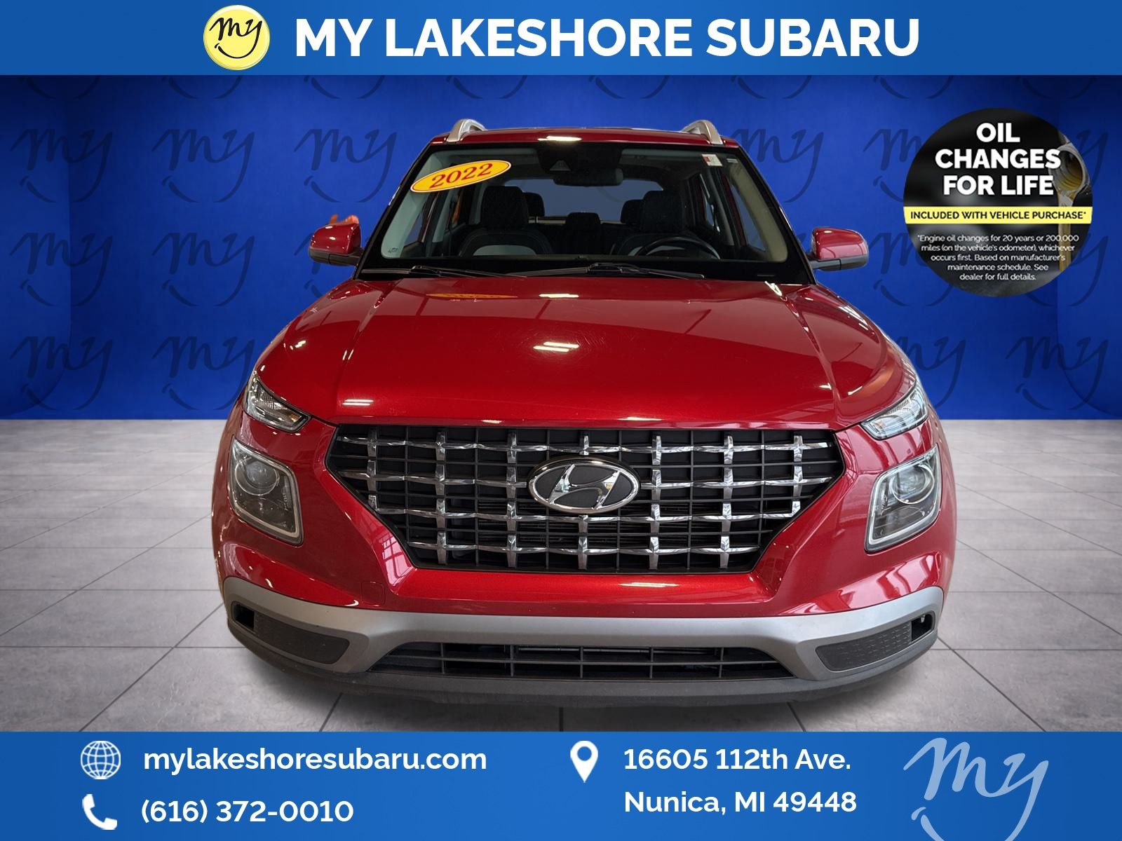 Used 2022 Hyundai Venue SEL with VIN KMHRC8A36NU148588 for sale in Alma, MI