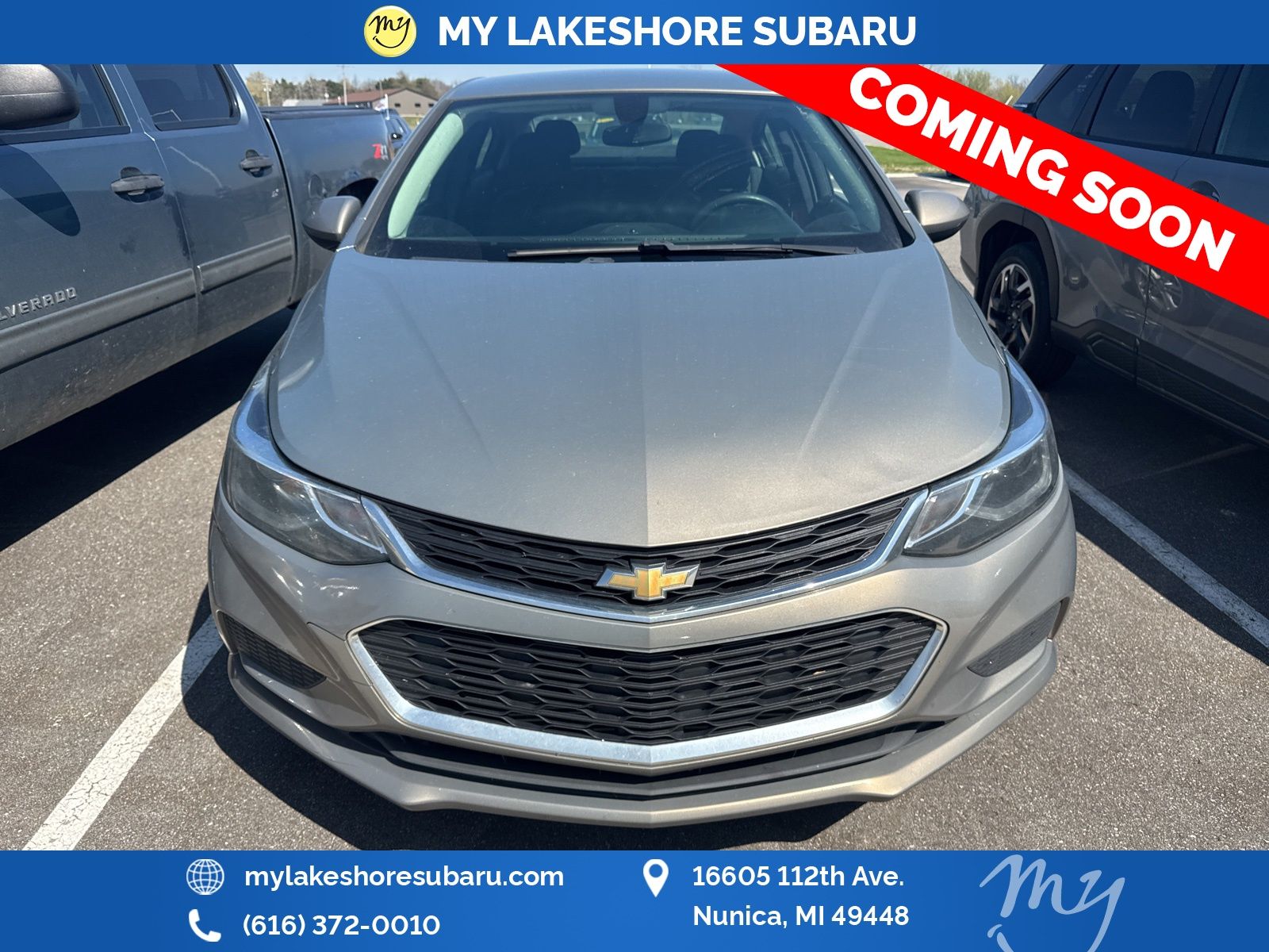 Used 2017 Chevrolet Cruze LT with VIN 1G1BE5SM4H7150261 for sale in Muskegon, MI