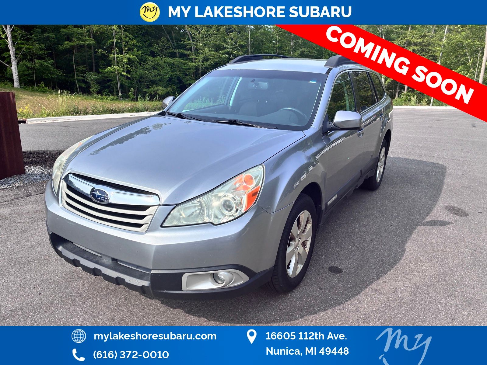 Used 2011 Subaru Outback I Premium with VIN 4S4BRCCC7B3334139 for sale in Nunica, MI