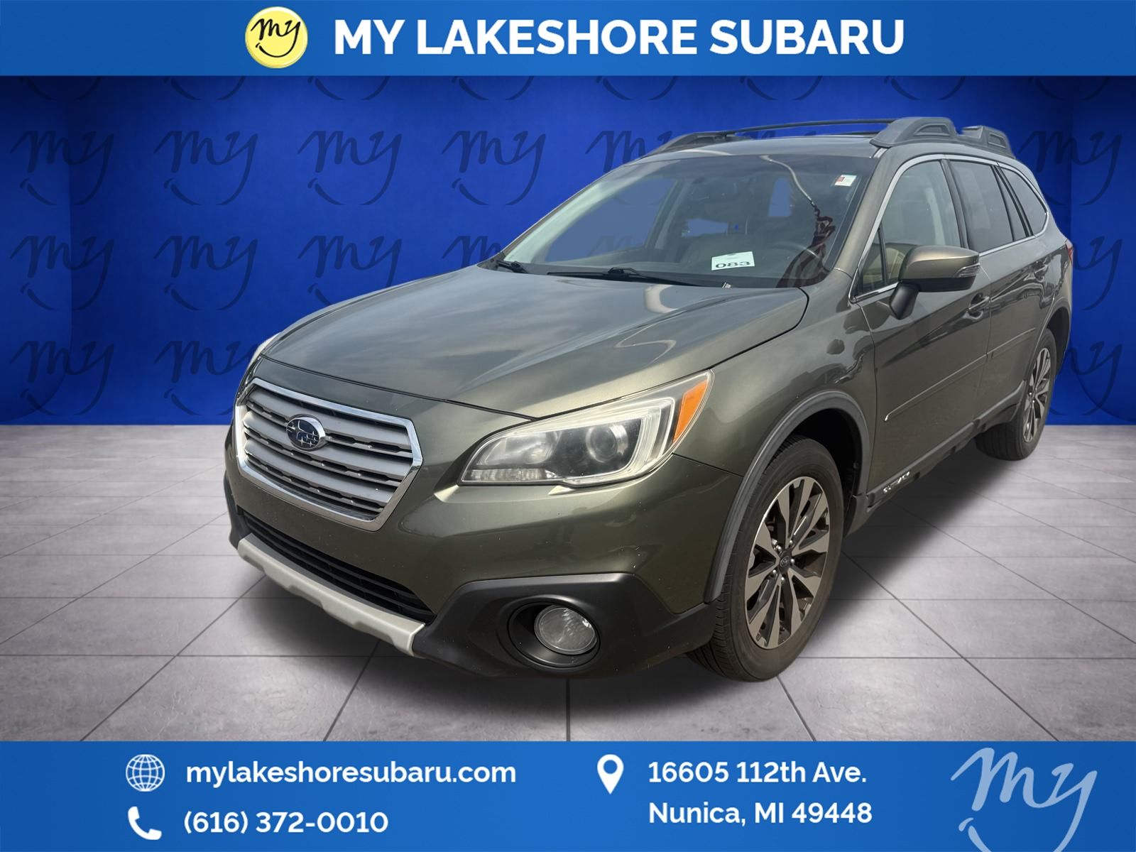 Used 2017 Subaru Outback Limited with VIN 4S4BSAKC2H3315713 for sale in Nunica, MI