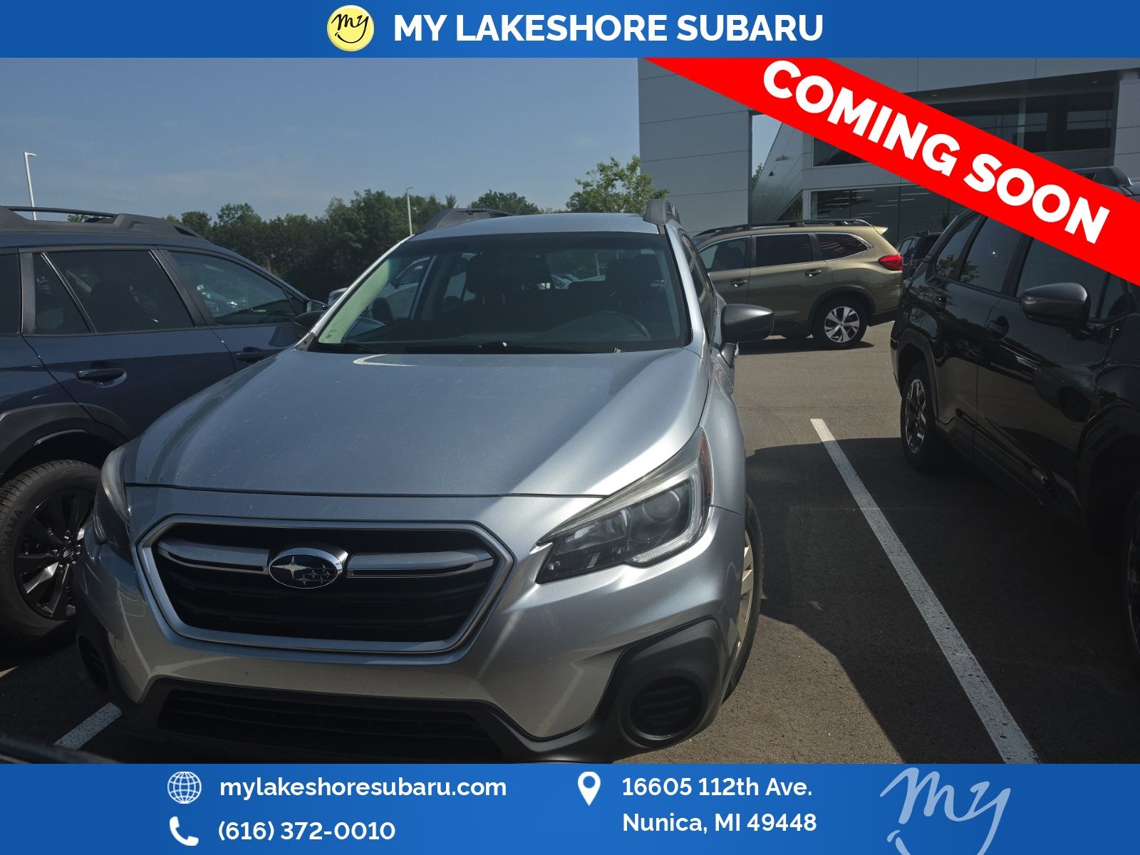 Used 2018 Subaru Outback Base with VIN 4S4BSAAC9J3274679 for sale in Nunica, MI
