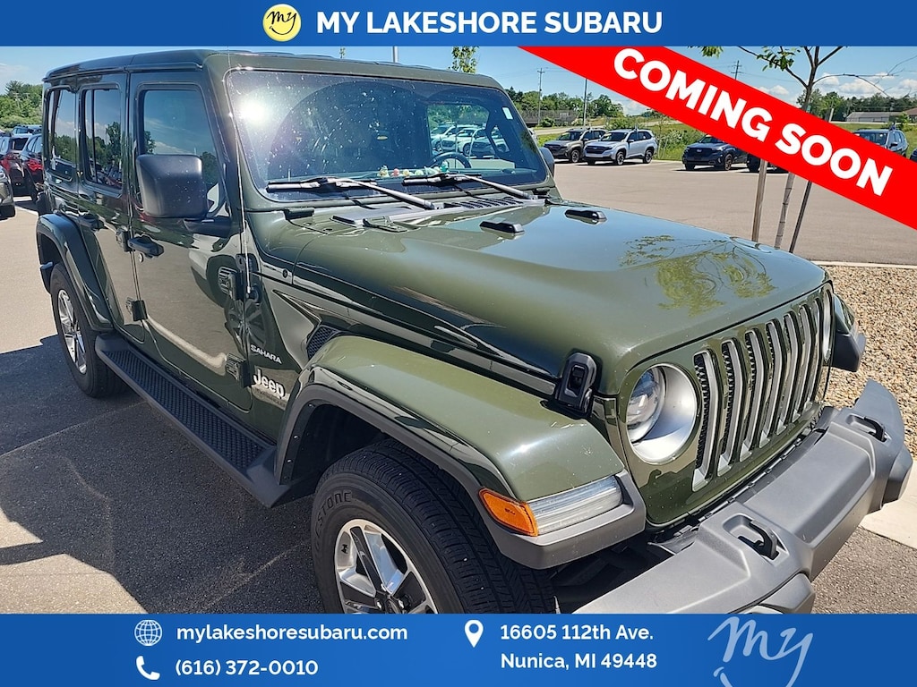 Used 2023 Jeep Wrangler 4-DOOR SAHARA 4X4 SUV