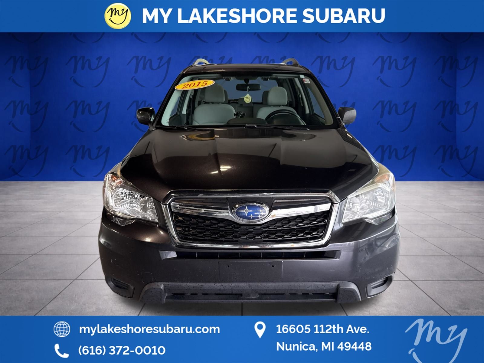 Used 2015 Subaru Forester i Premium with VIN JF2SJAFC5FH521031 for sale in Nunica, MI