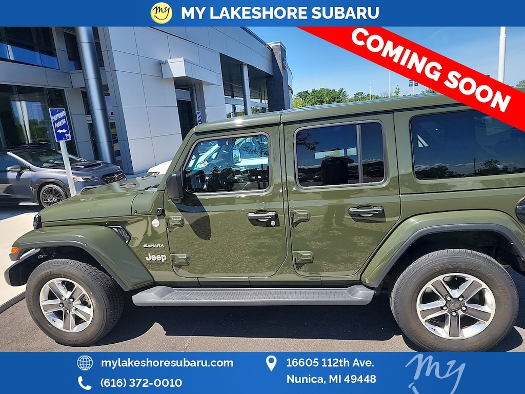 Used 2023 Jeep Wrangler 4-DOOR SAHARA 4X4 SUV