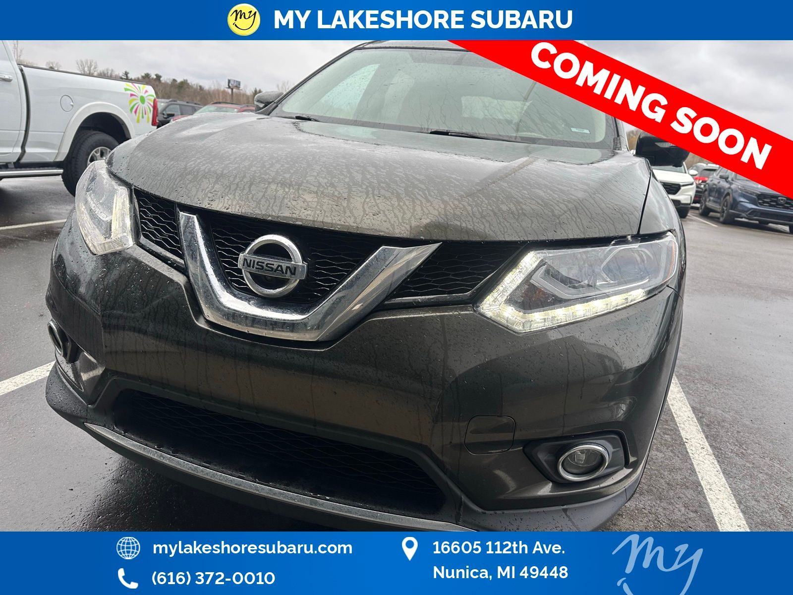 Used 2015 Nissan Rogue SL with VIN 5N1AT2MV5FC826746 for sale in Muskegon, MI