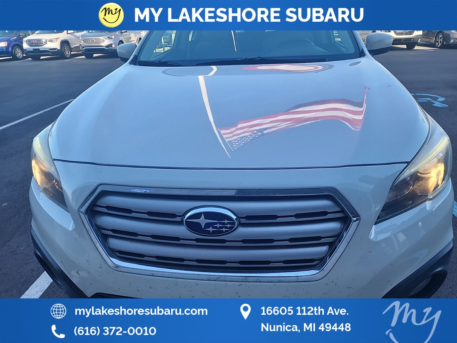 Used 2016 Subaru Outback Premium with VIN 4S4BSBCC3G3204820 for sale in Nunica, MI