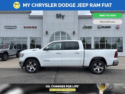 Featured Used 2022 Ram 1500 Laramie Truck Crew Cab for sale in Mt. Pleasant, MI