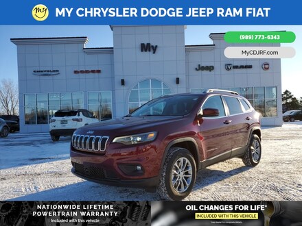Featured New 2021 Jeep Cherokee LATITUDE LUX 4X4 Sport Utility for sale in Mt. Pleasant, MI